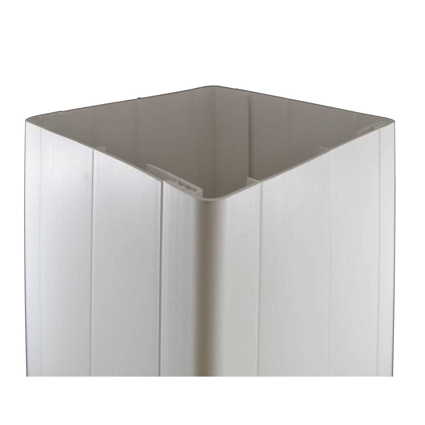 Weatherables Augusta 6 ft. H x 8 ft. W White Vinyl Privacy Fence Panel Kit - Inhomebuy