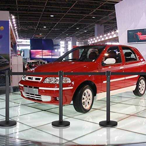 Yaheetech Retractable Belt Stanchion Set Crowd Control Stanchion Stanchion - Inhomebuy