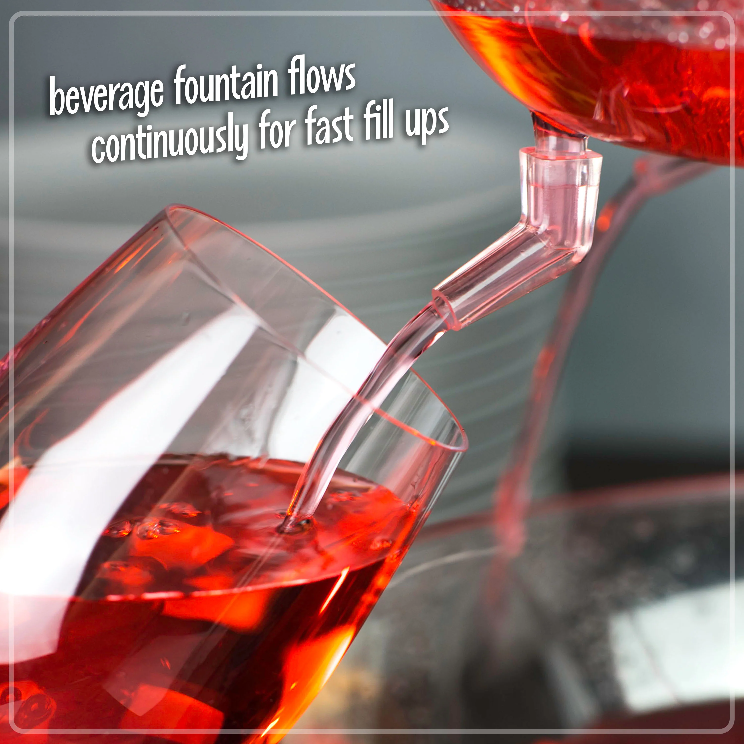 Retro 3-Tier Lighted Party Fountain - Inhomebuy