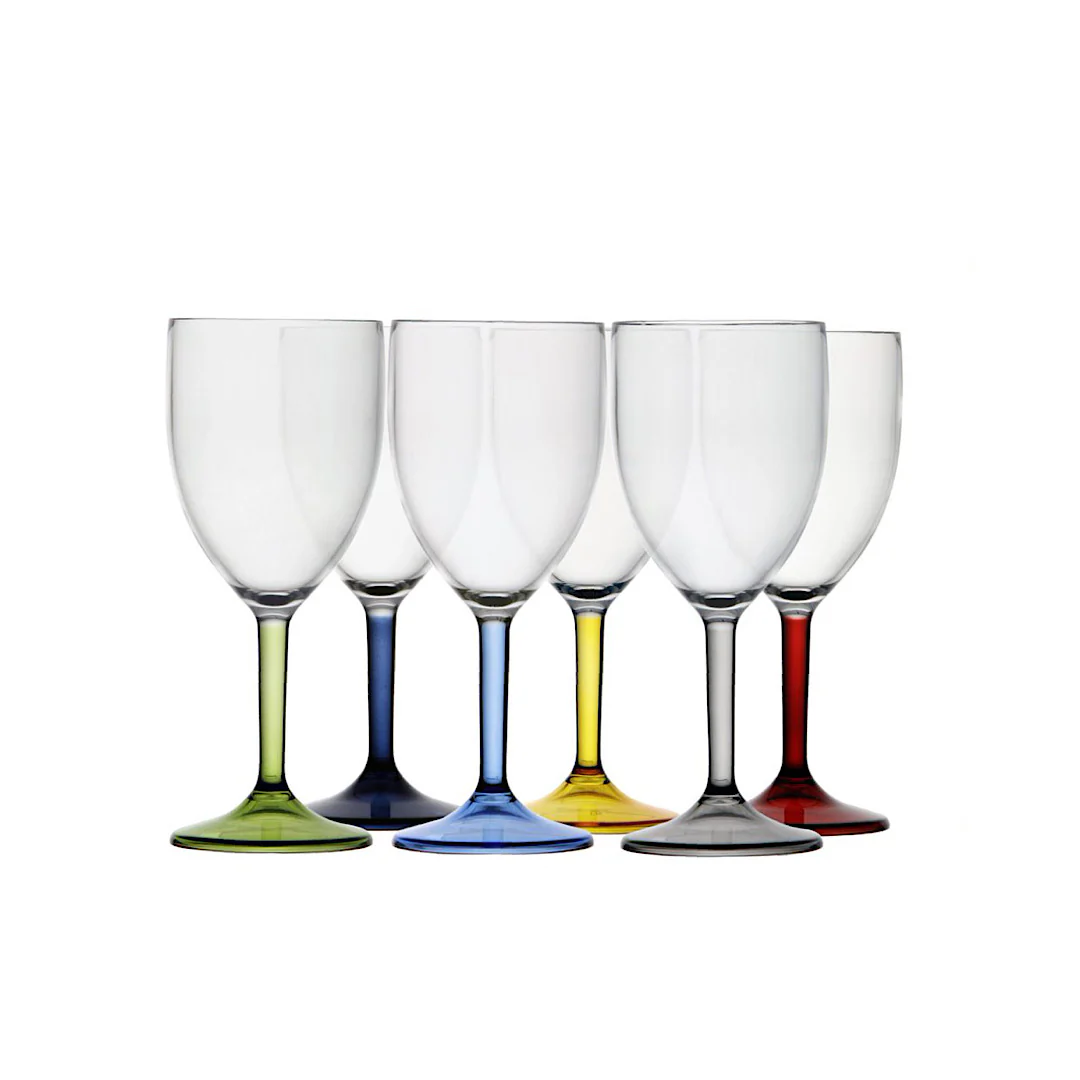 Party - Wine Cup - Colors - Set 6 pcs - Inhomebuy
