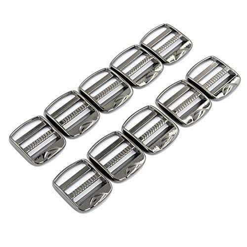 DGOL 10 pcs 2-1/2 Inch 304 Stainless Steel Screw-in Hooks Eye Bolt Ceiling Hook Screw Hanger Open Loop - Inhomebuy