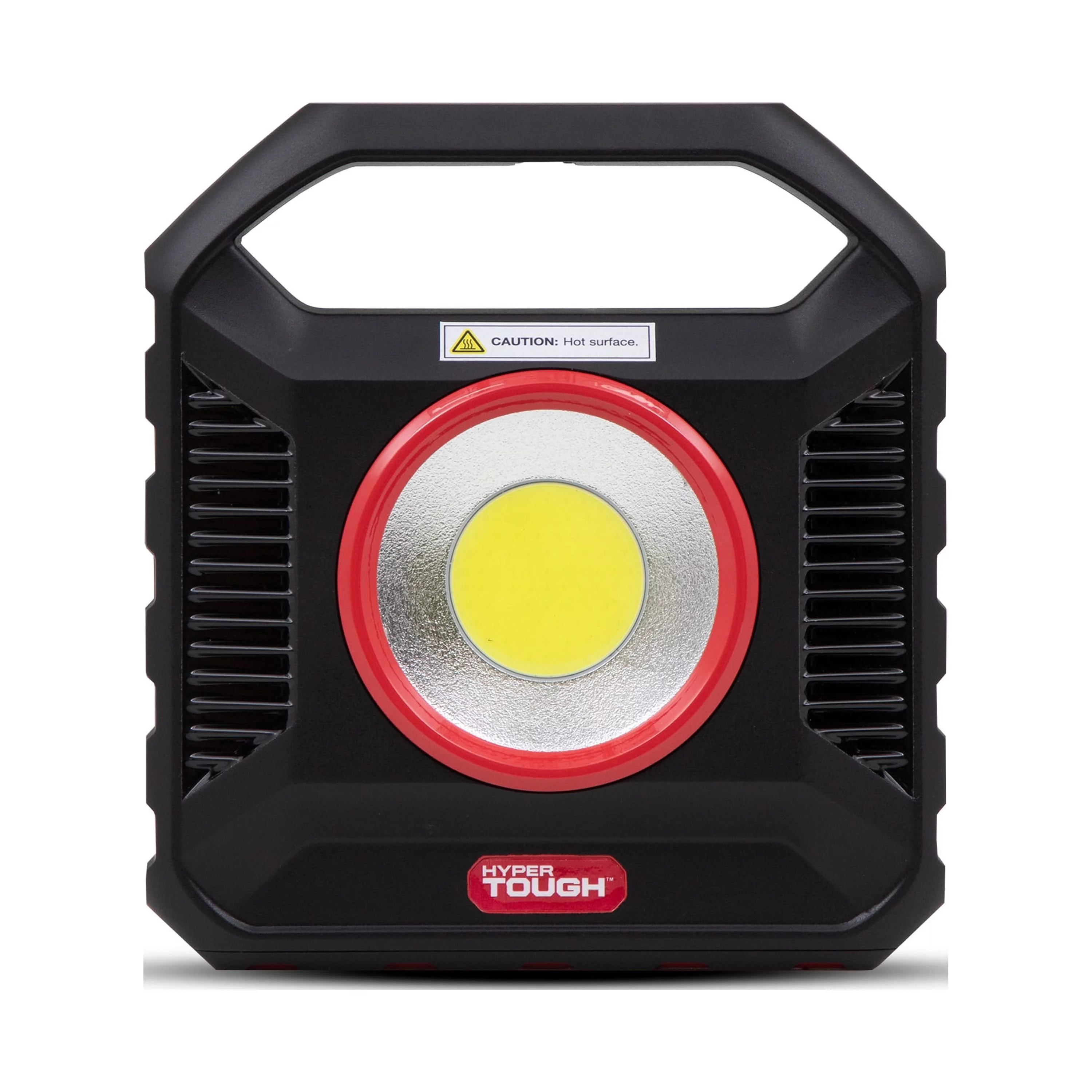 Hyper Tough 2300 Lumen LED Rechargeable Portable Work Light, Red, Black, 3 Modes - Inhomebuy