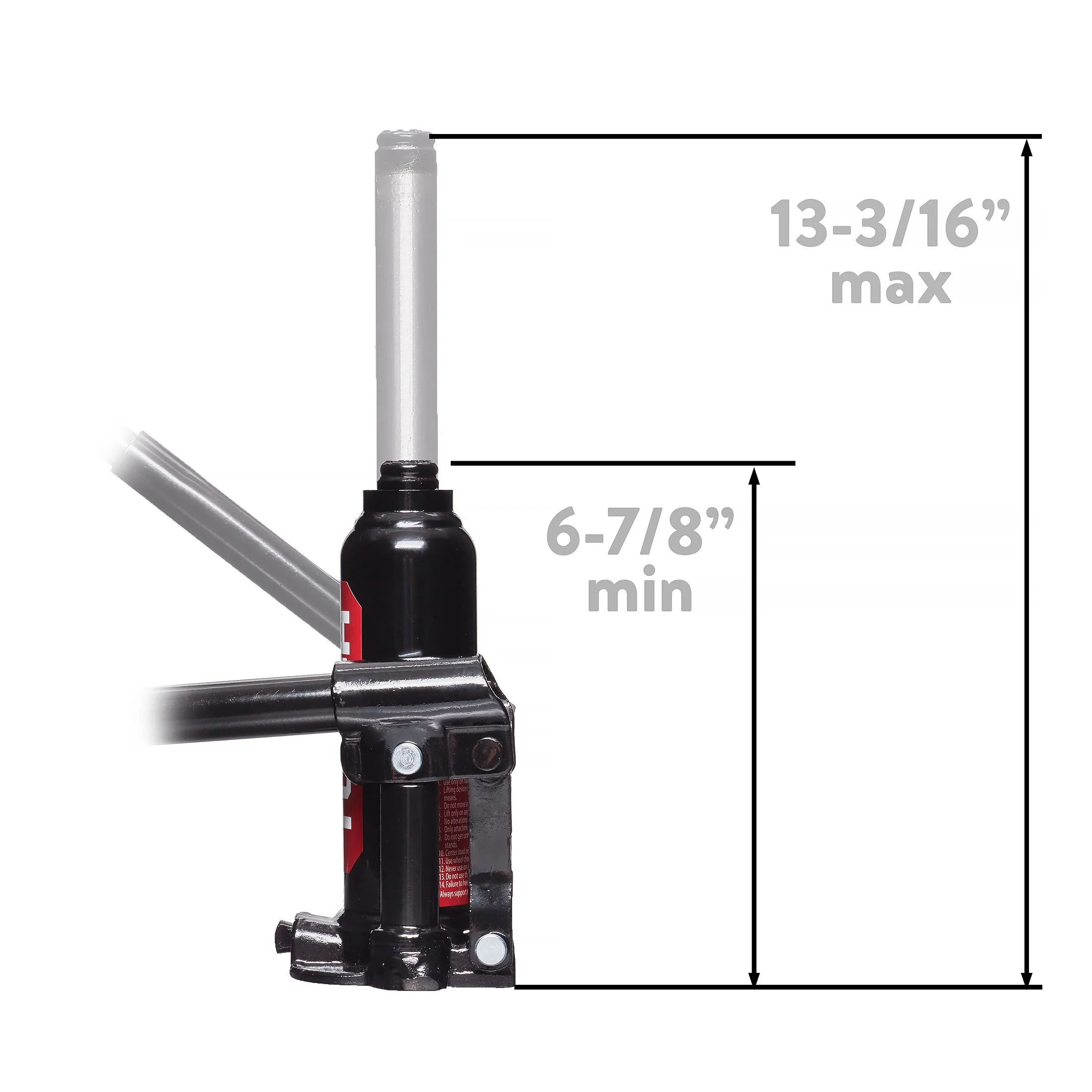 Hyper Tough 2-Ton Bottle Jack - Inhomebuy