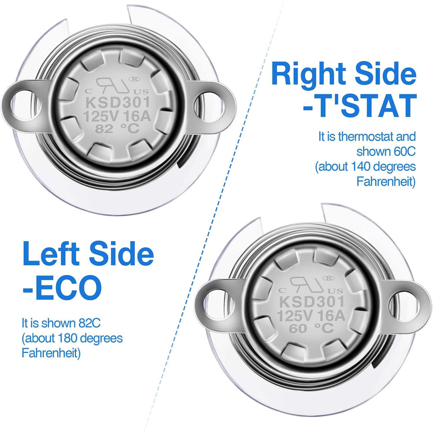 Water Heater Gas Thermostat White Rodgers 37C73U-173 - Inhomebuy