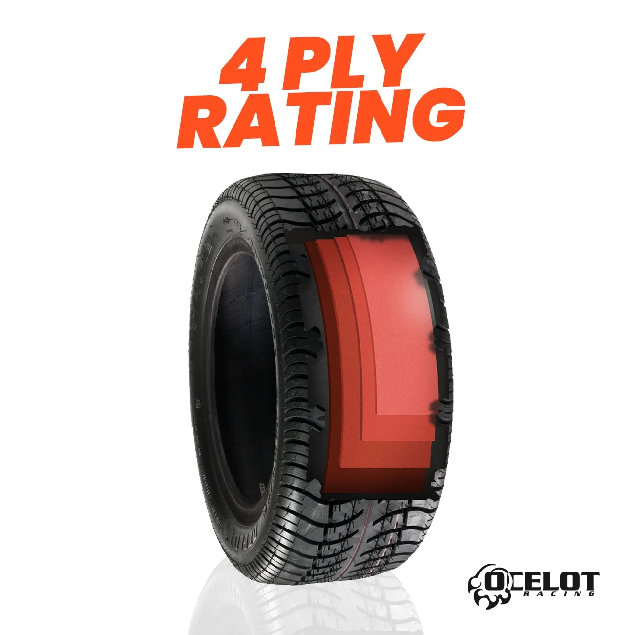 215/40-12 Ocelot Course Pro Golf Cart Tire - Inhomebuy