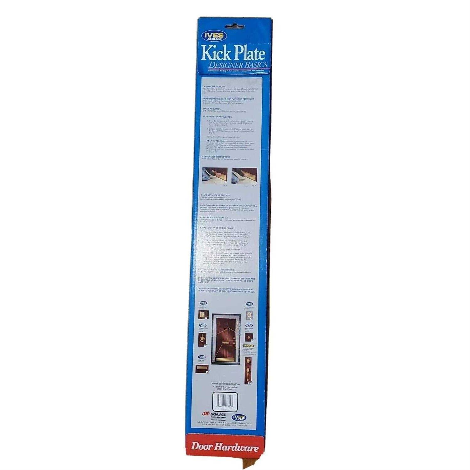 Ives FB51P Constant Latching Flush Bolt FB51P-12-MD US32D - Inhomebuy