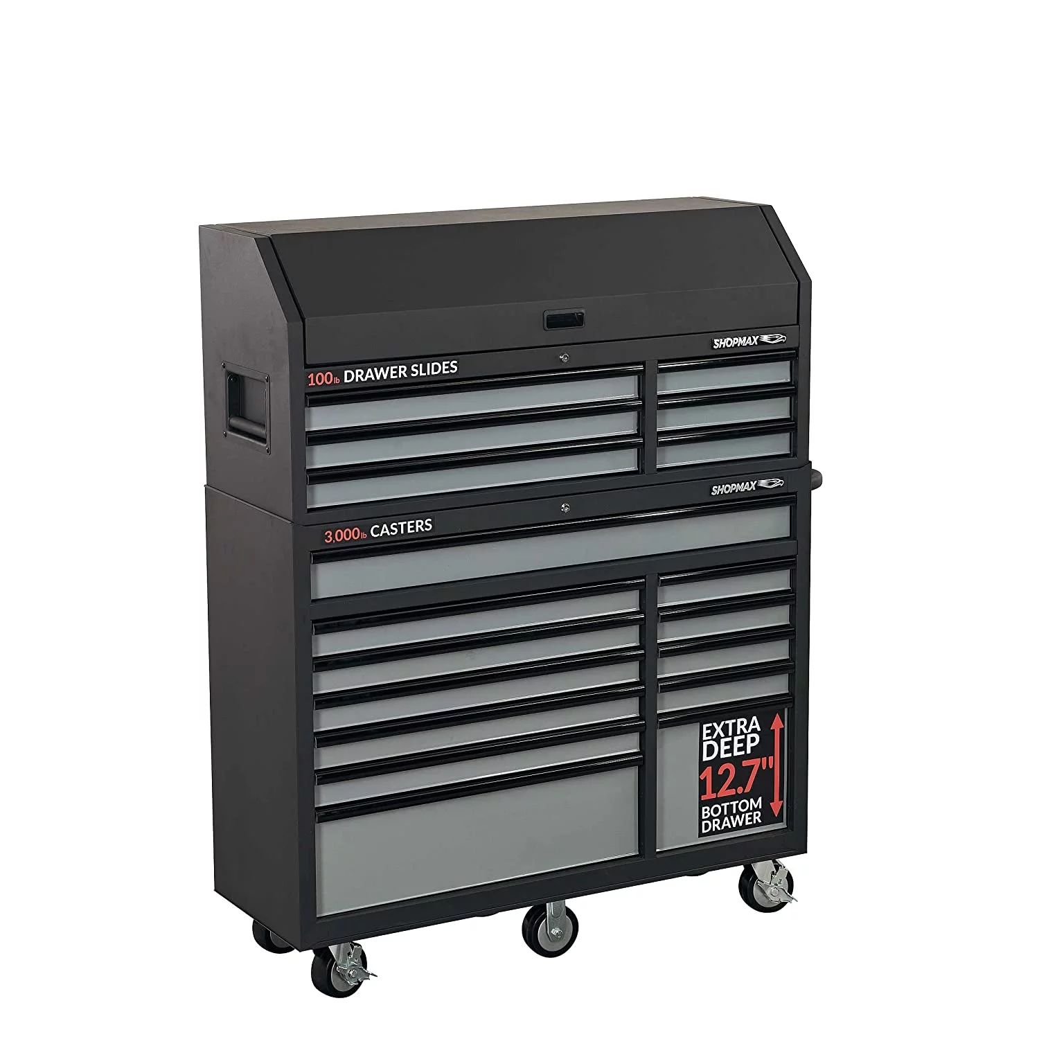 52 in. 18-Drawer Tool Chest and Rolling Cabinet Combo - Inhomebuy