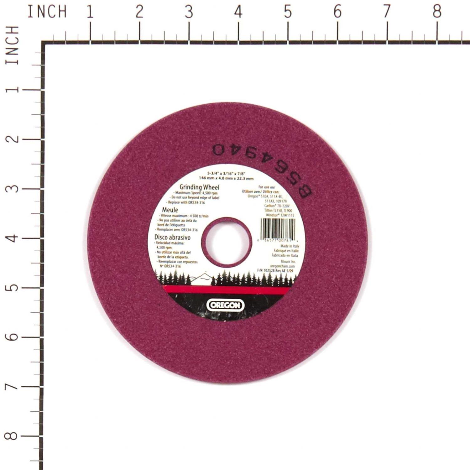Oregon OR534-316A Chain Grinding Wheel - Inhomebuy