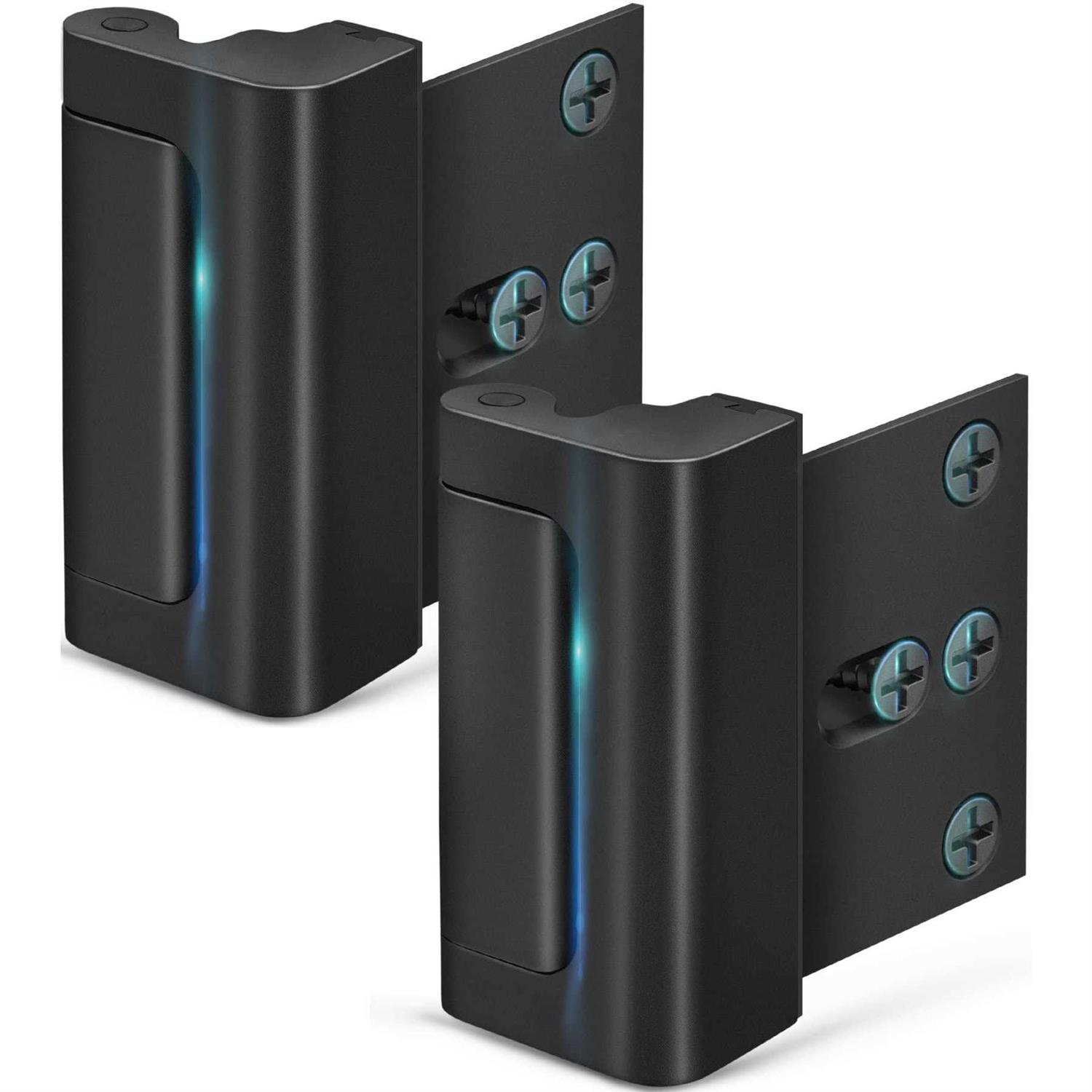 Everplus Home Security Door Lock Childproof Door Reinforcement Lock with 3 Inch Stop Withstand 800 lbs for Inward Swinging Door - Inhomebuy