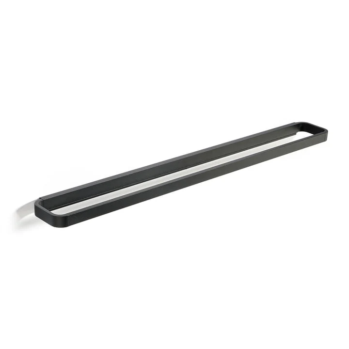 Towel Rail Rim Black 70x7.5 - Inhomebuy