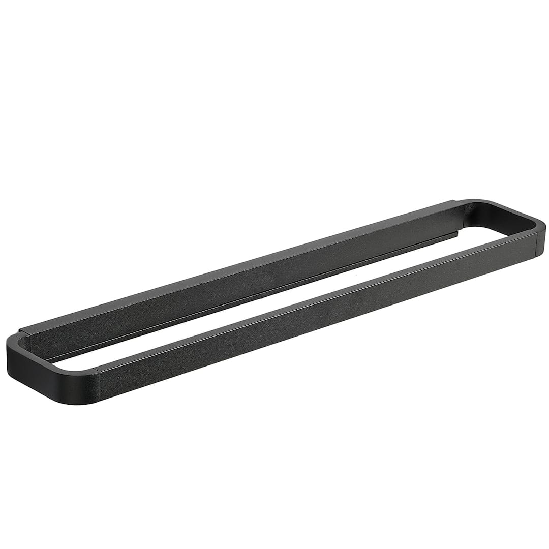 Towel Rail Rim Black 44x7.5 - Inhomebuy