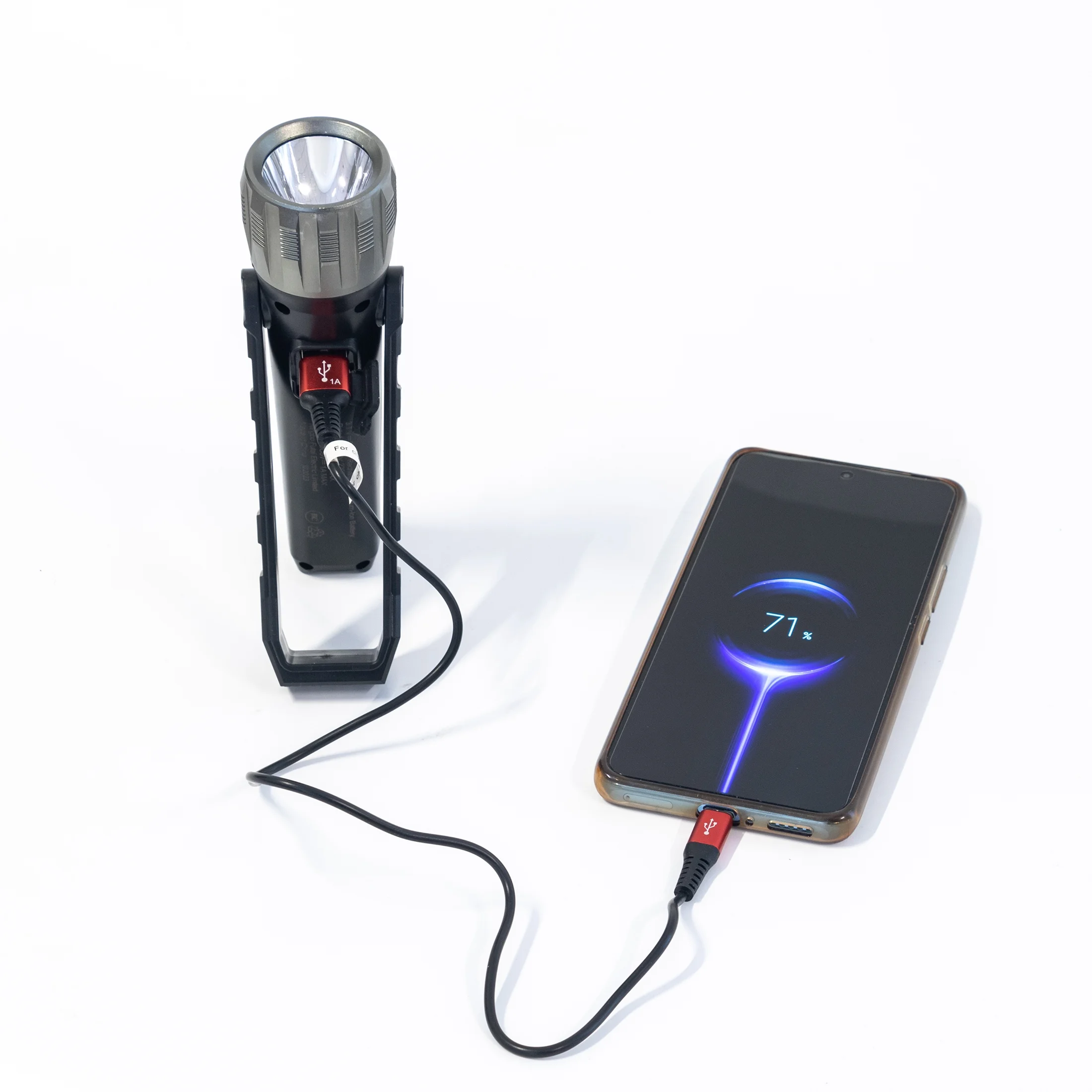 Hyper Tough 500 Lumens Portable Multi-Use LED Work Light with Folding Stand and Magnetic Base - Inhomebuy