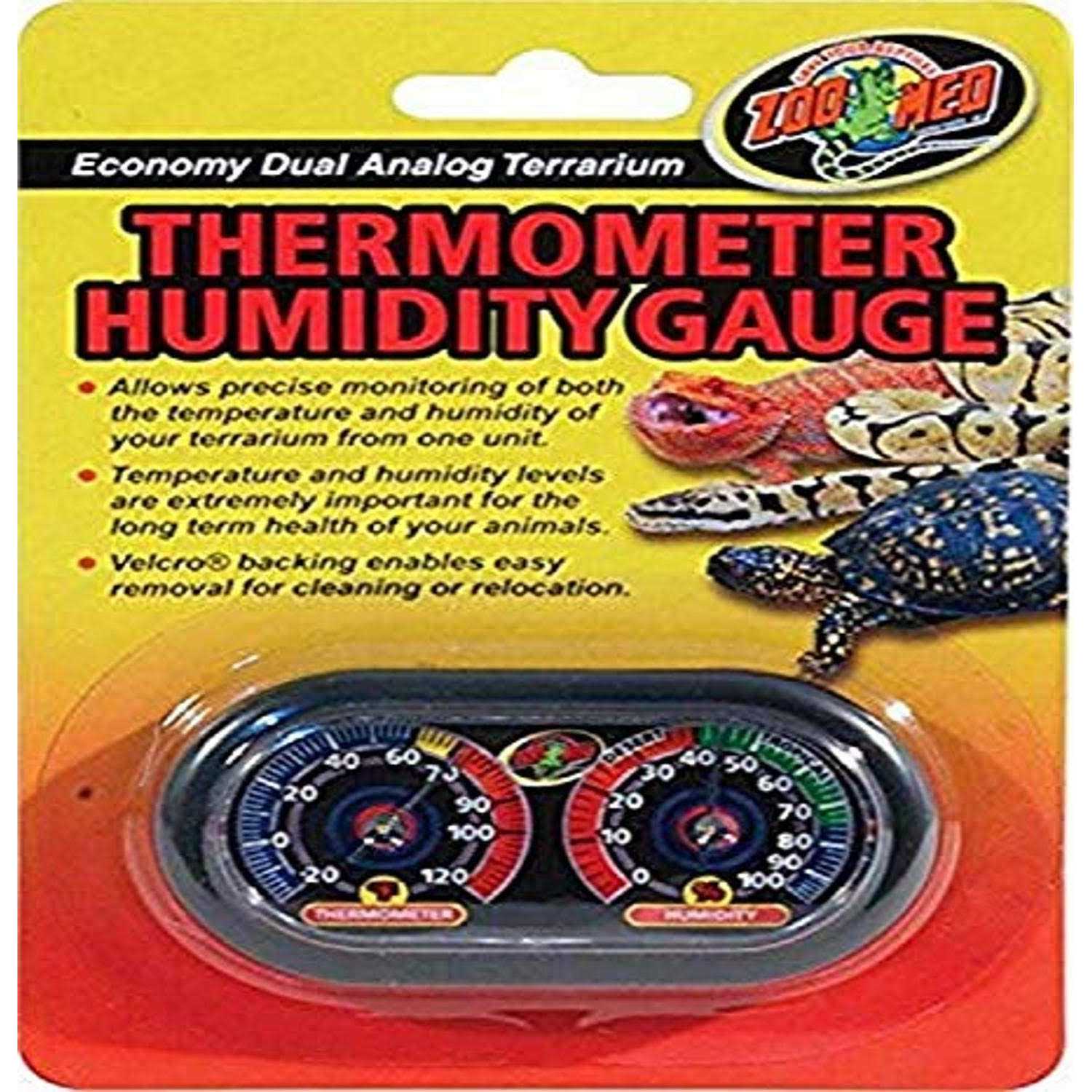 Zoo Med Digital Thermometer Humidity Gauge - Inhomebuy
