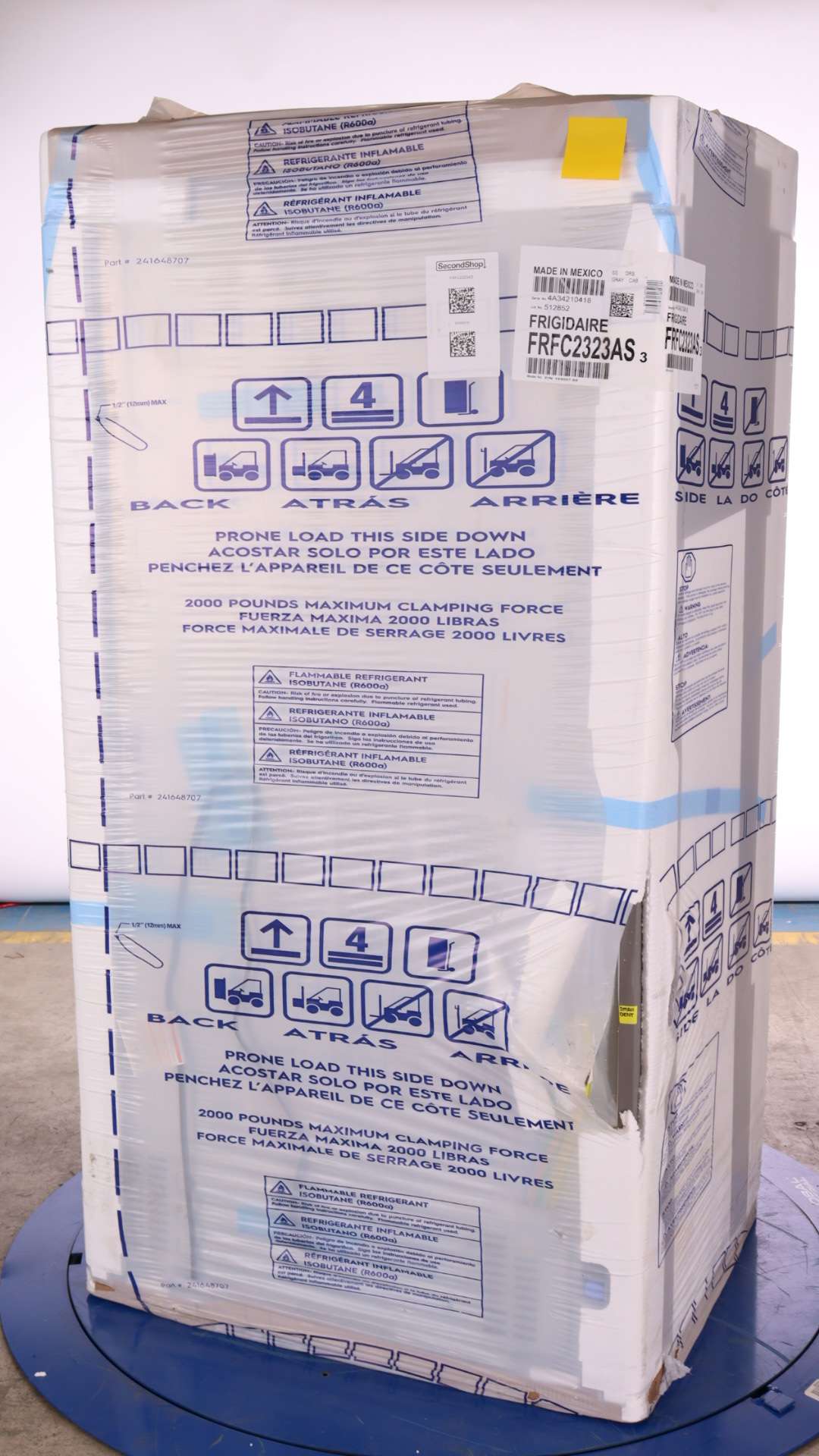 FRIGIDAIRE 36 IN. 22.6 CU FT. STAINLESS STEEL COUNTER-DEPTH FRENCH DOOR REFRIGERATOR - FRFC2323AS - Inhomebuy