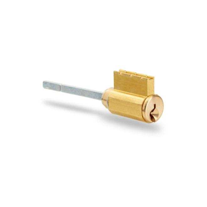 Yale AU4628LN x 613E Cylindrical Lockset, Grade 2, Passage Communicating Lock Lever x Rose, 2 3/4 Backset, 613E Dark Satin Bronze Finish - Inhomebuy