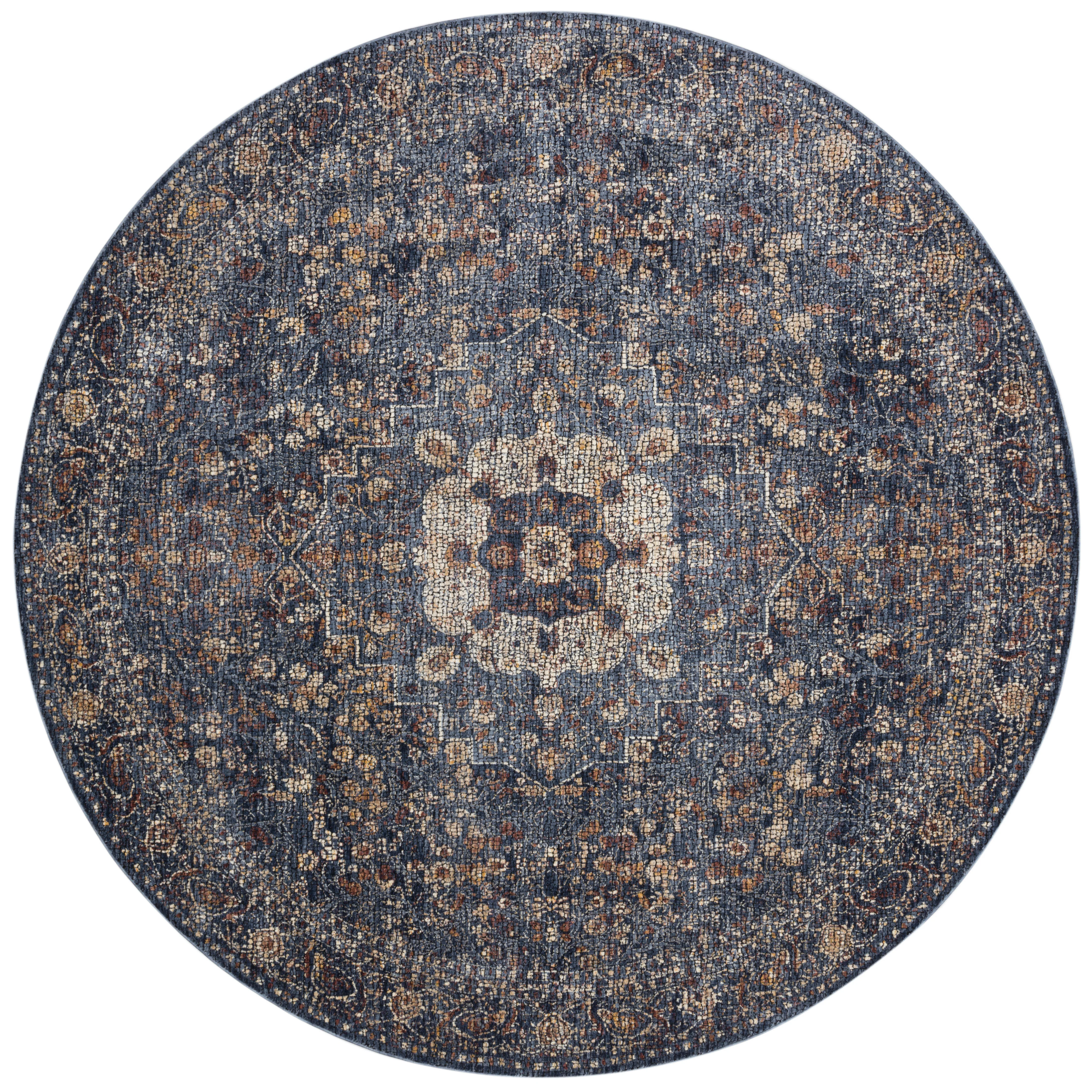 Loloi Rugs Porcia Collection Rug in Blue, Blue - 9'6