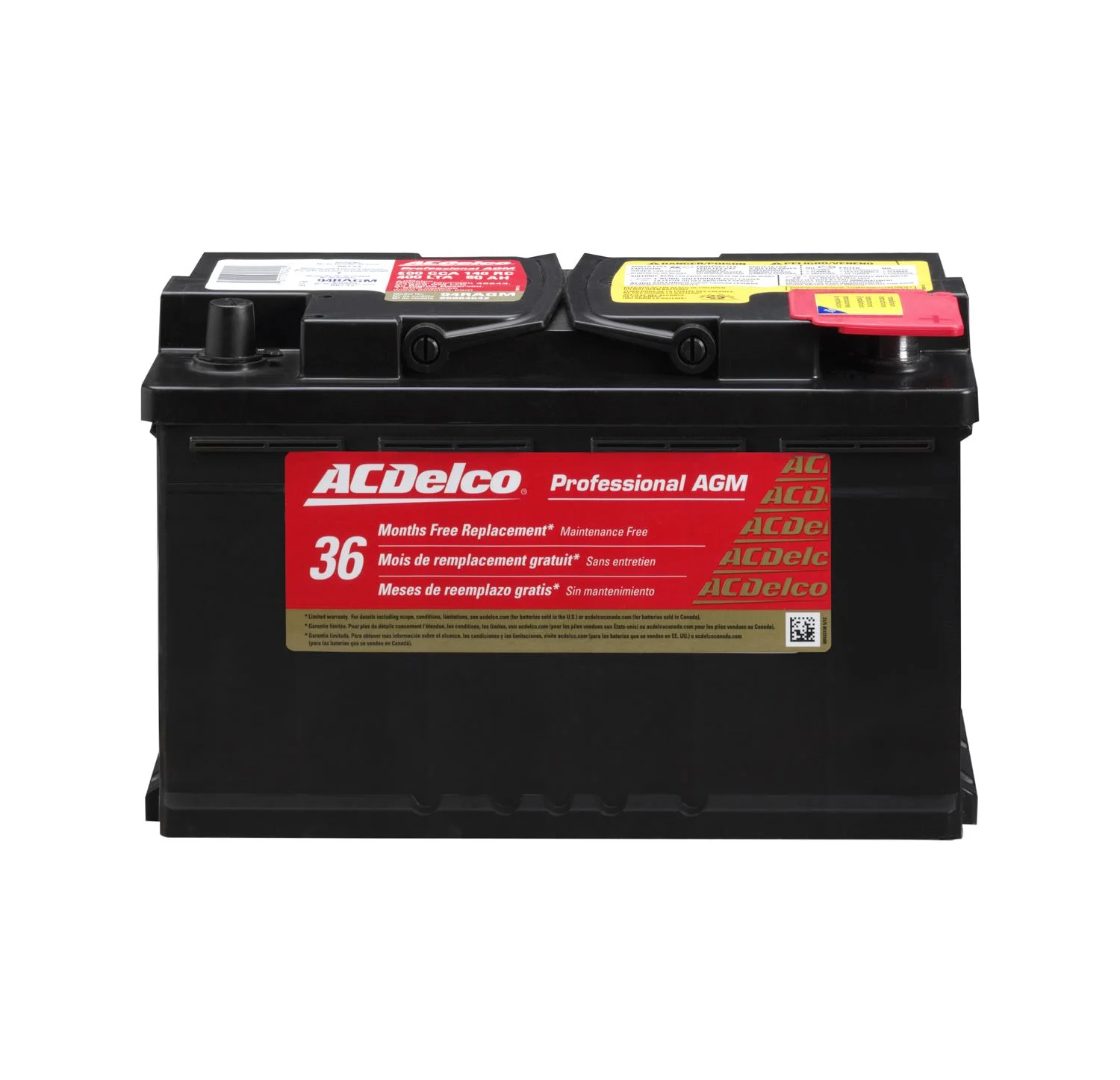 ACDelco AGM Automotive BCI Group 94R Battery 94RAGM - Inhomebuy