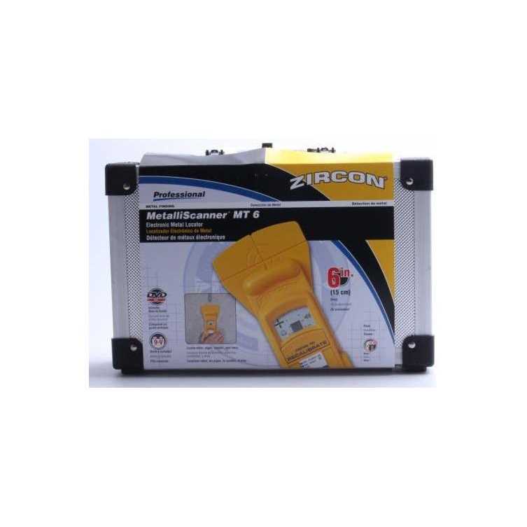 Zircon MetalliScanner MT6 Professional Metal Detector - Inhomebuy