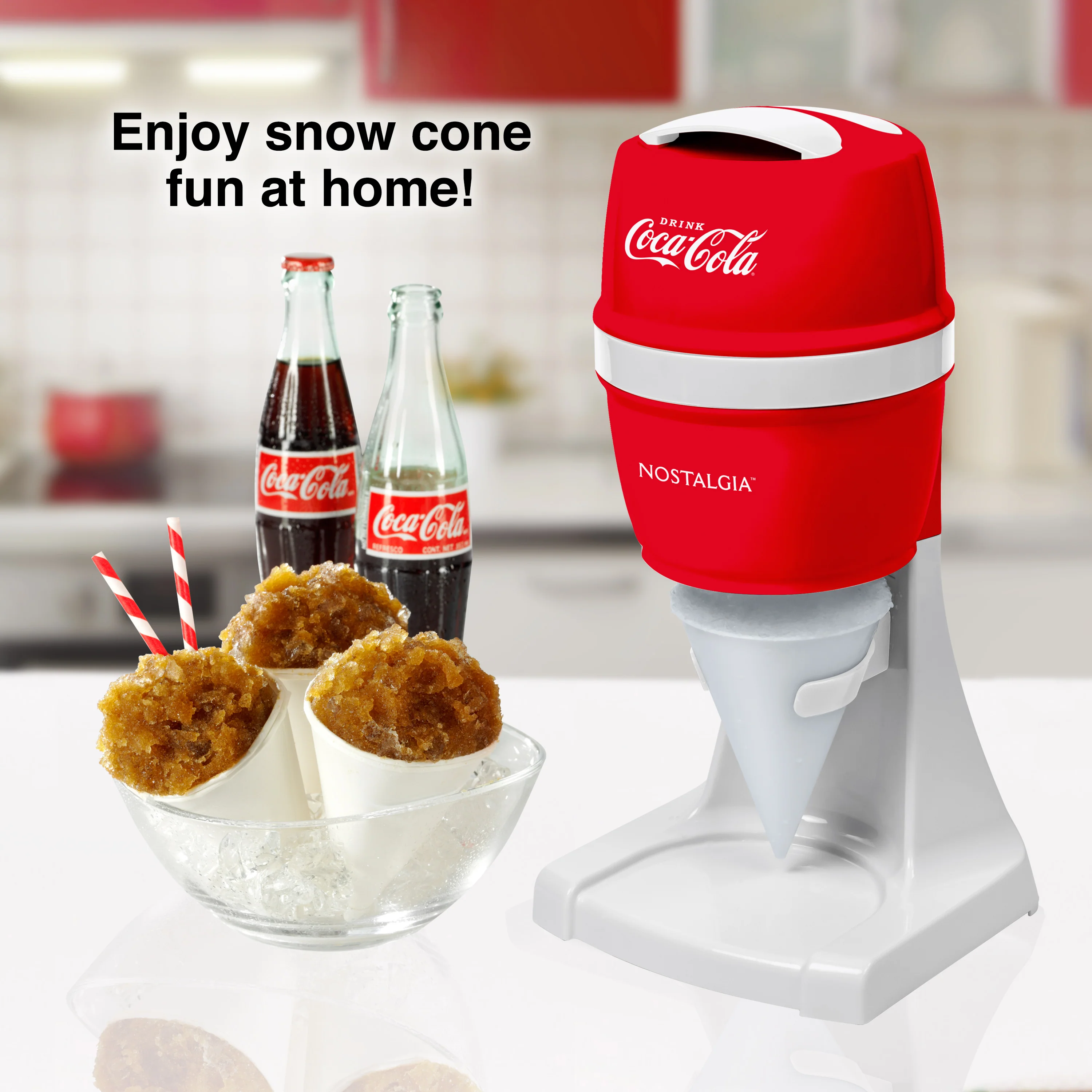 Coca-Cola Electric Shaved Ice & Snow Cone Maker - Inhomebuy