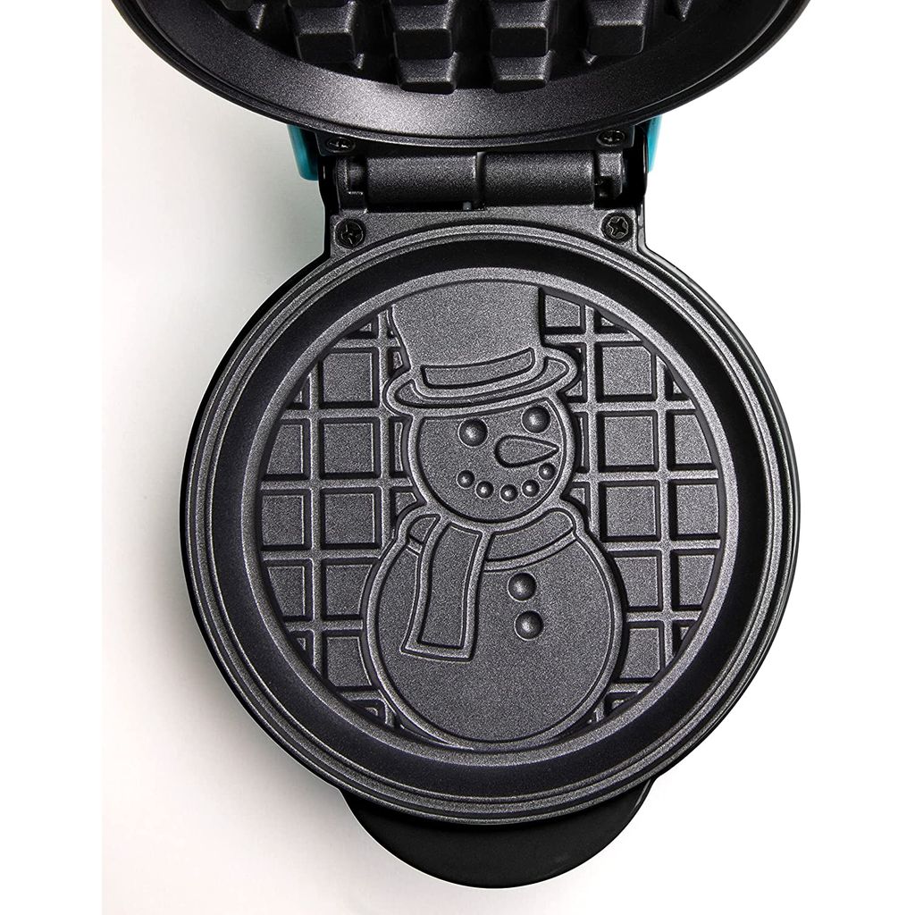 MyMini Personal Electric Snowman Waffle Maker - Inhomebuy