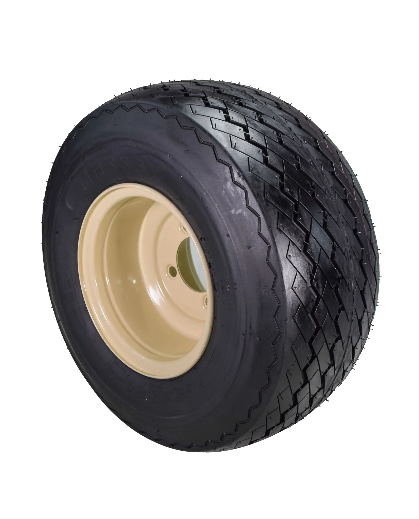 MASSFX 18x8.5-8 Golf Cart, Turf, Lawn & Garden Tire 4 Ply & 4/4 Matt Black Wheel Assembled Kit 18x8.5x8 - Inhomebuy