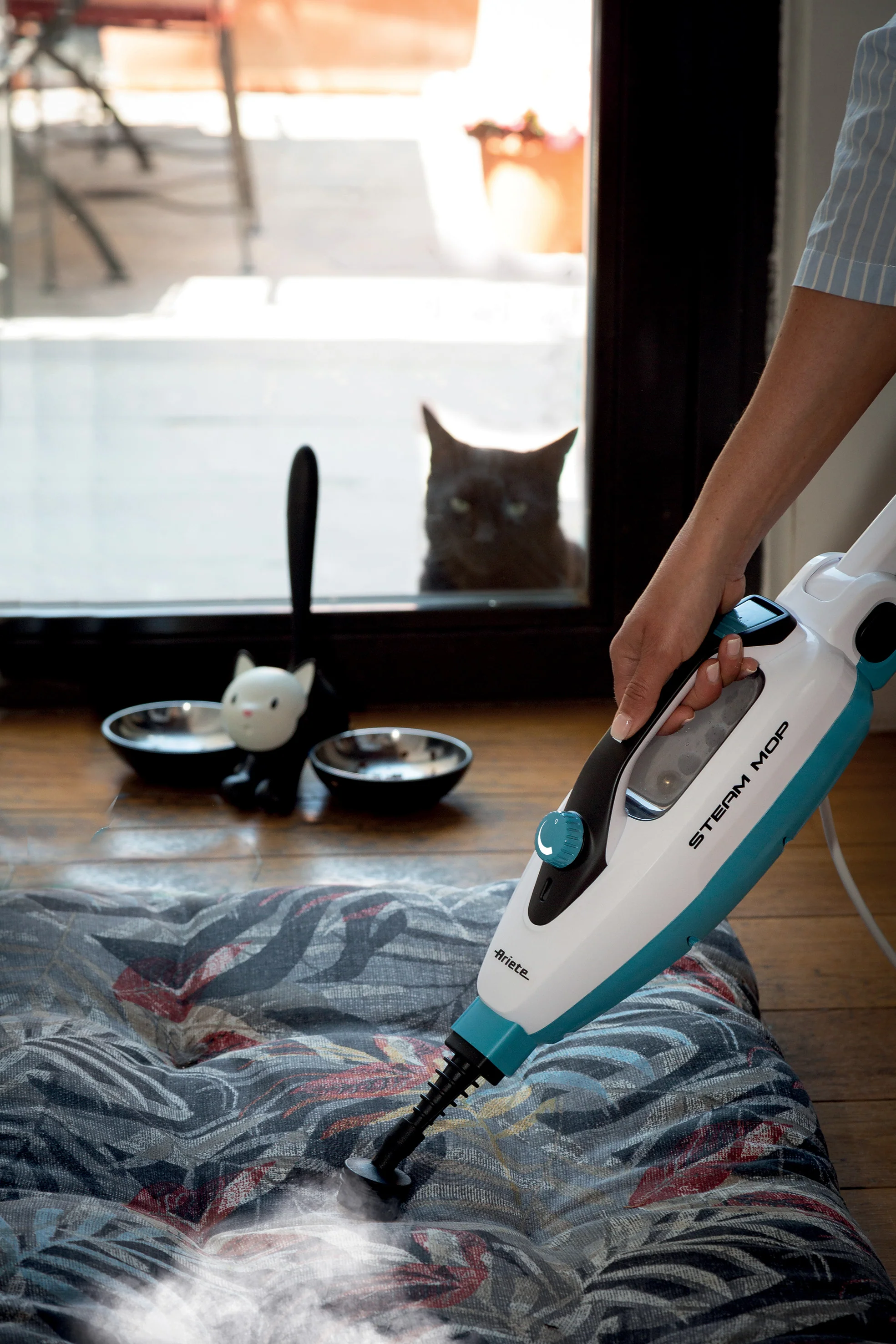 Foldable Floor Steam Mop Cleaner 10in1 1500W - Inhomebuy