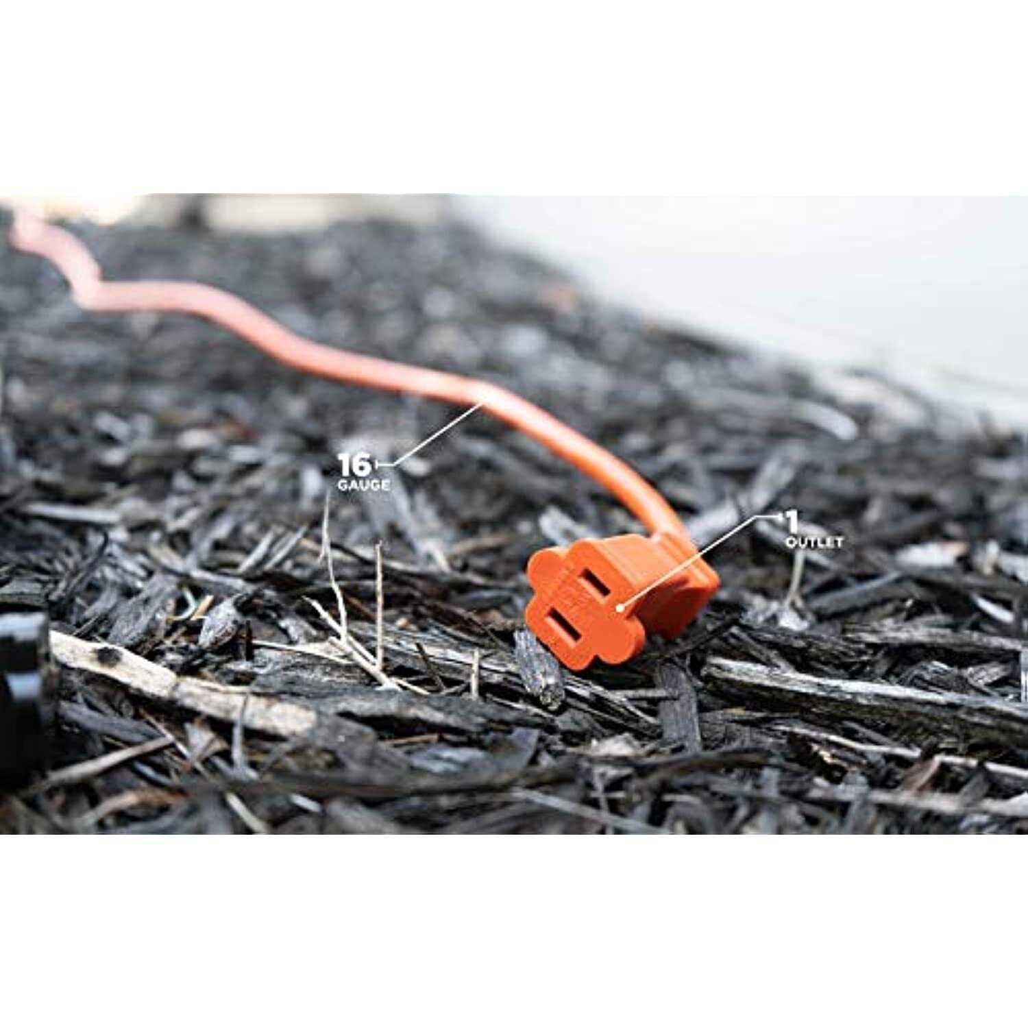 Woods Cube Extension Cord with Power Tap - Inhomebuy