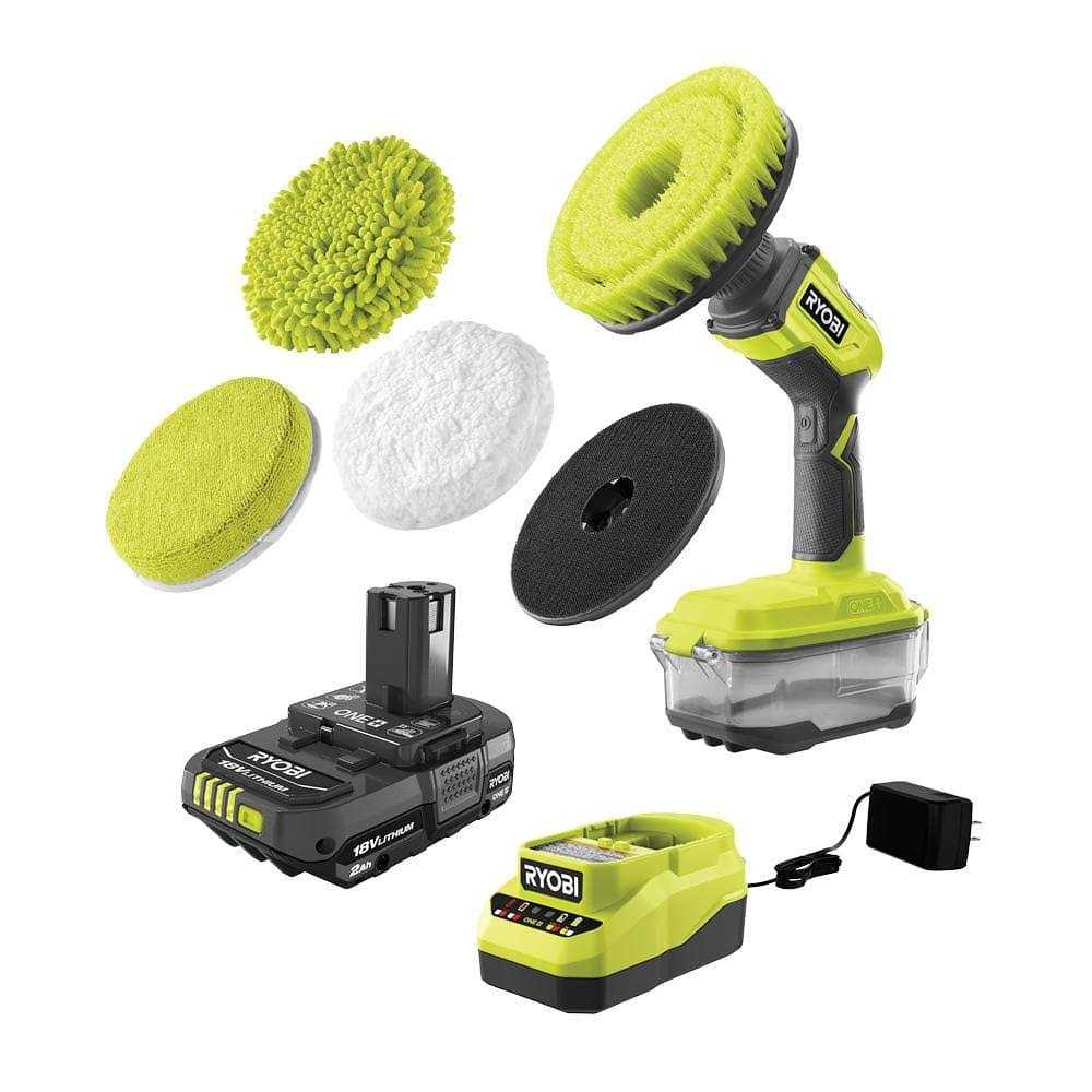 RYOBI ONE+ 18V Cordless 6-Tool Combo Kit with 1.5 Ah and 4.0 Ah Batteries, Charger, and Miter Saw - Inhomebuy