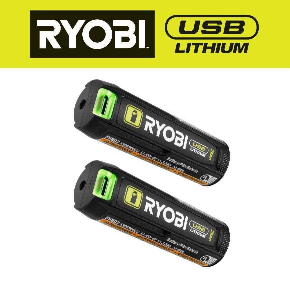 Ryobi USB Lithium 3-Port Charger - Inhomebuy