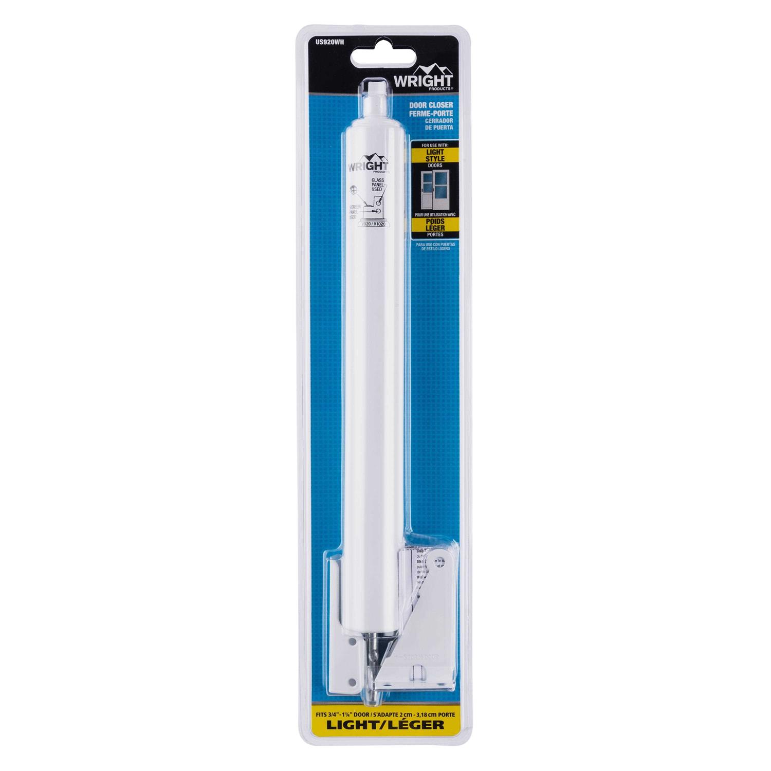 Wright Products Standard Duty Pneumatic Screen and Storm Door Closer - Inhomebuy