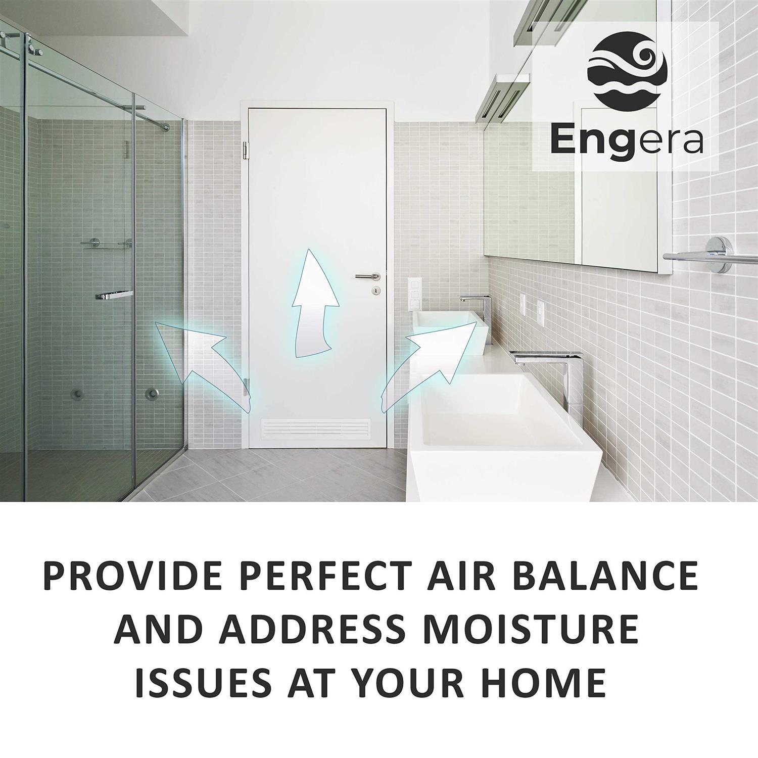 Engera Adjustable Double Deflection HVAC Air Register-Supply Air Diffuser Air Vent Register-Heating/AC Vent Cover-Wall Register 14x6Duct - Inhomebuy