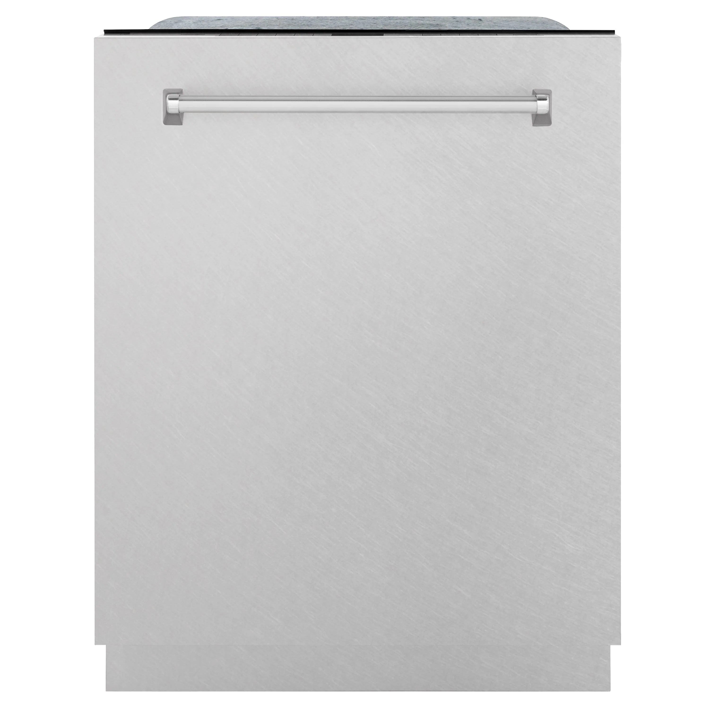 ZLINE 24 In. Monument Series 3rd Rack Top Touch Control Dishwasher in DuraSnow® Stainless Steel, 45dBa, DWMT-SN-24 - Inhomebuy