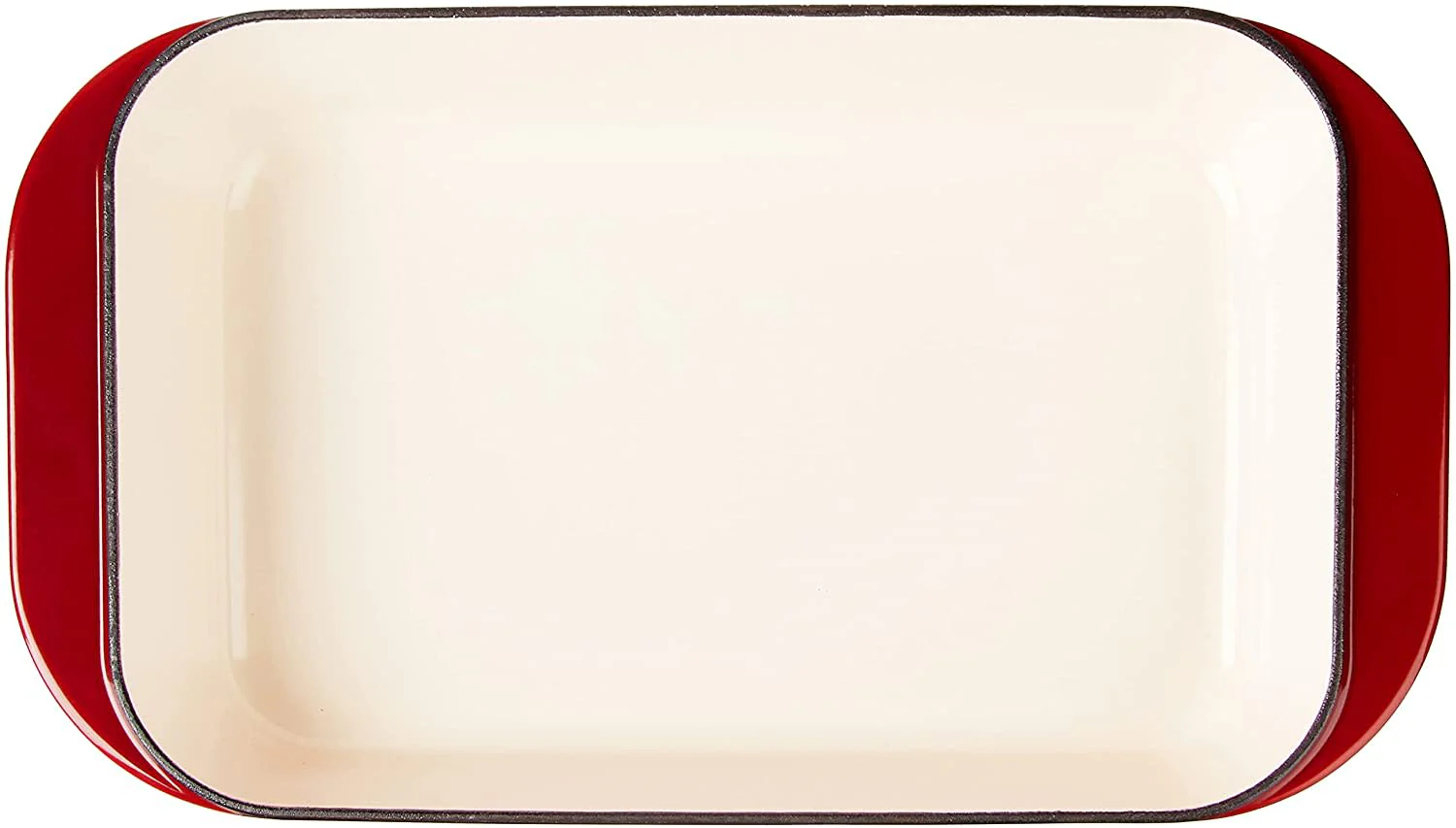 Cuisinart Chef's Classic Roasting/ Lasagna Pan: 24cm, cast iron, cardinal red | CI1136-24CR - Inhomebuy