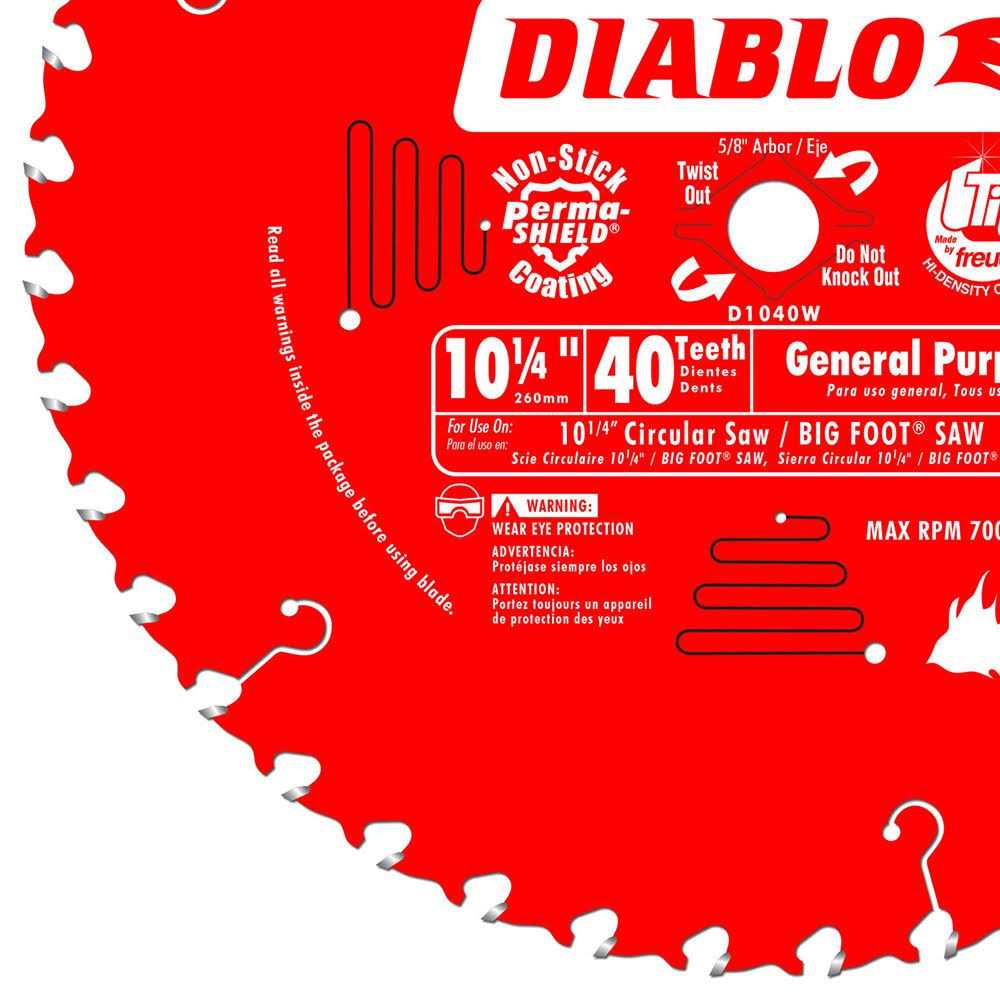 Diablo Combination Saw Blade D1260X - Inhomebuy