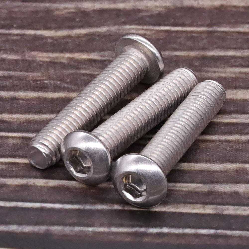 EASTLO Button Head Socket Cap Bolts Screws 304 Stainless Steel 18-8 - Inhomebuy