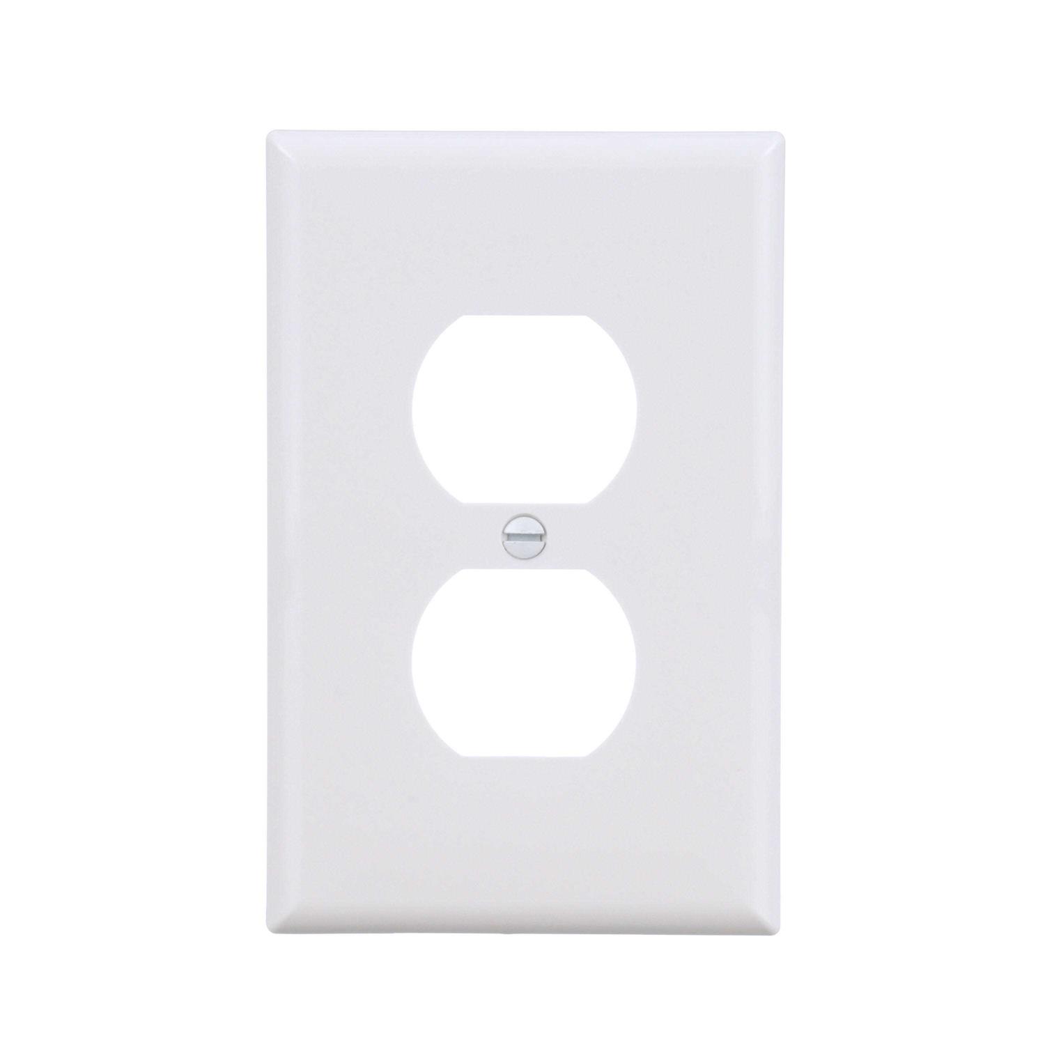 Eaton 1-Gang Midsize Duplex Wall Plate - Inhomebuy