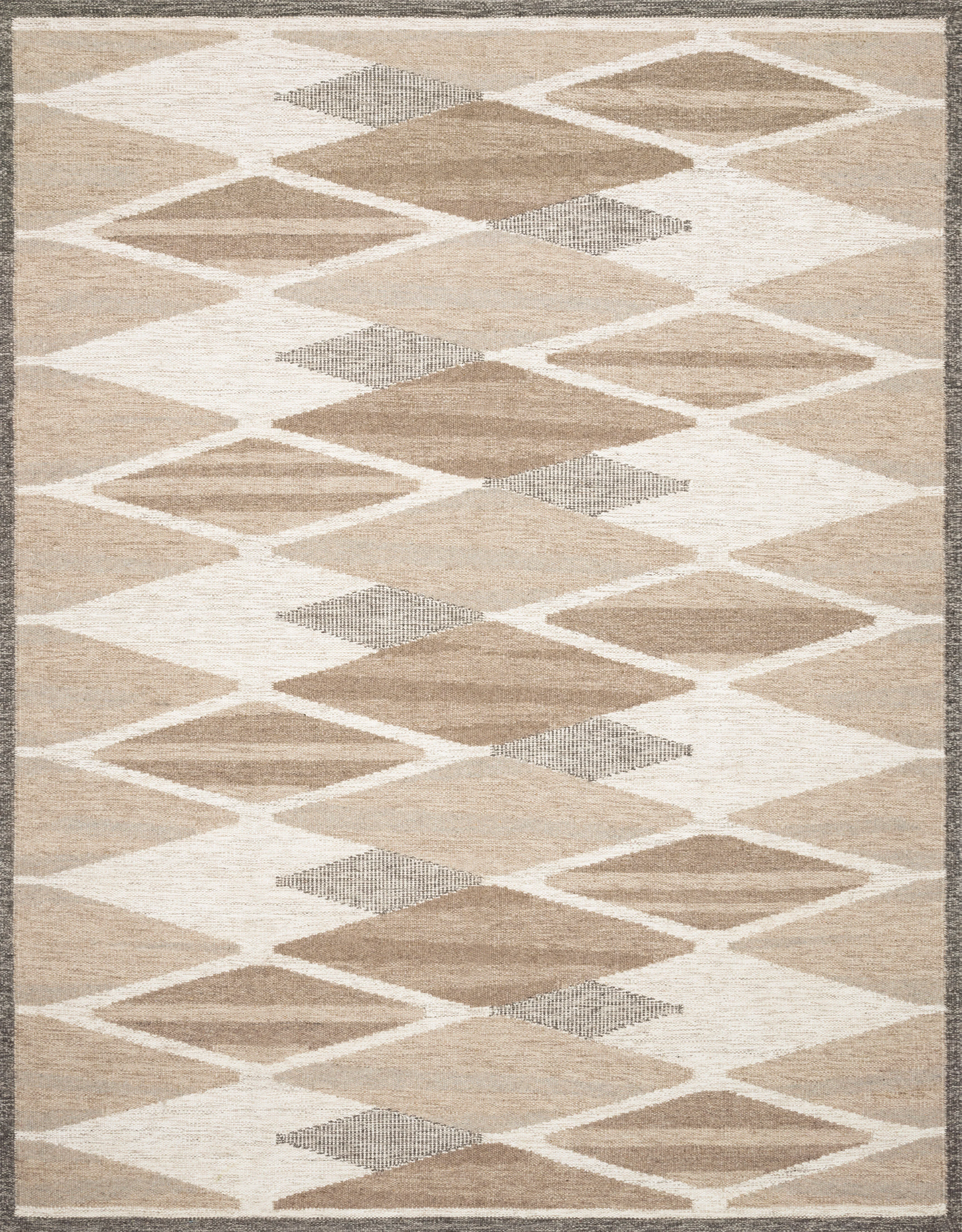 Loloi Rugs Evelina Collection Rug in Taupe, Bark - 9'3
