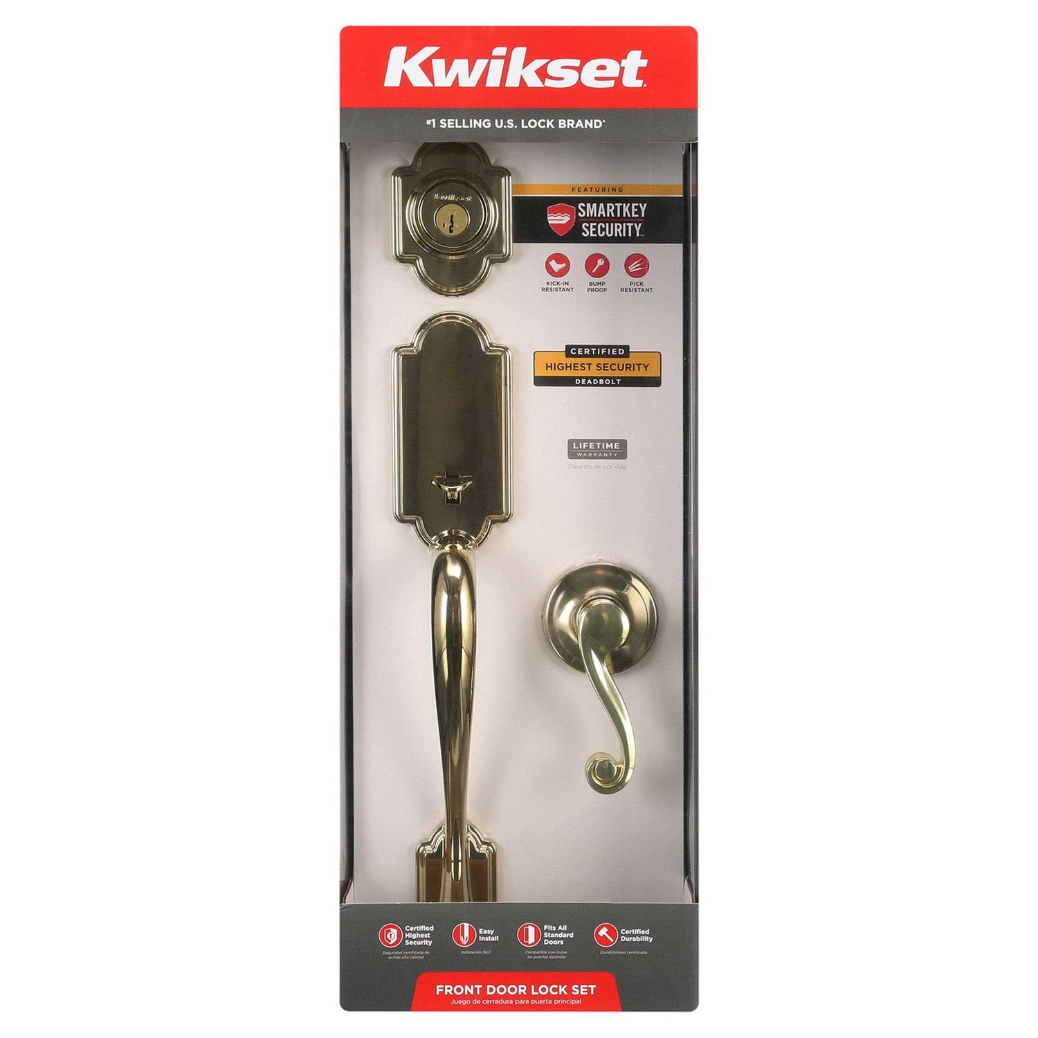 Kwikset Adjustable Radius Springlatch 82246 - Inhomebuy
