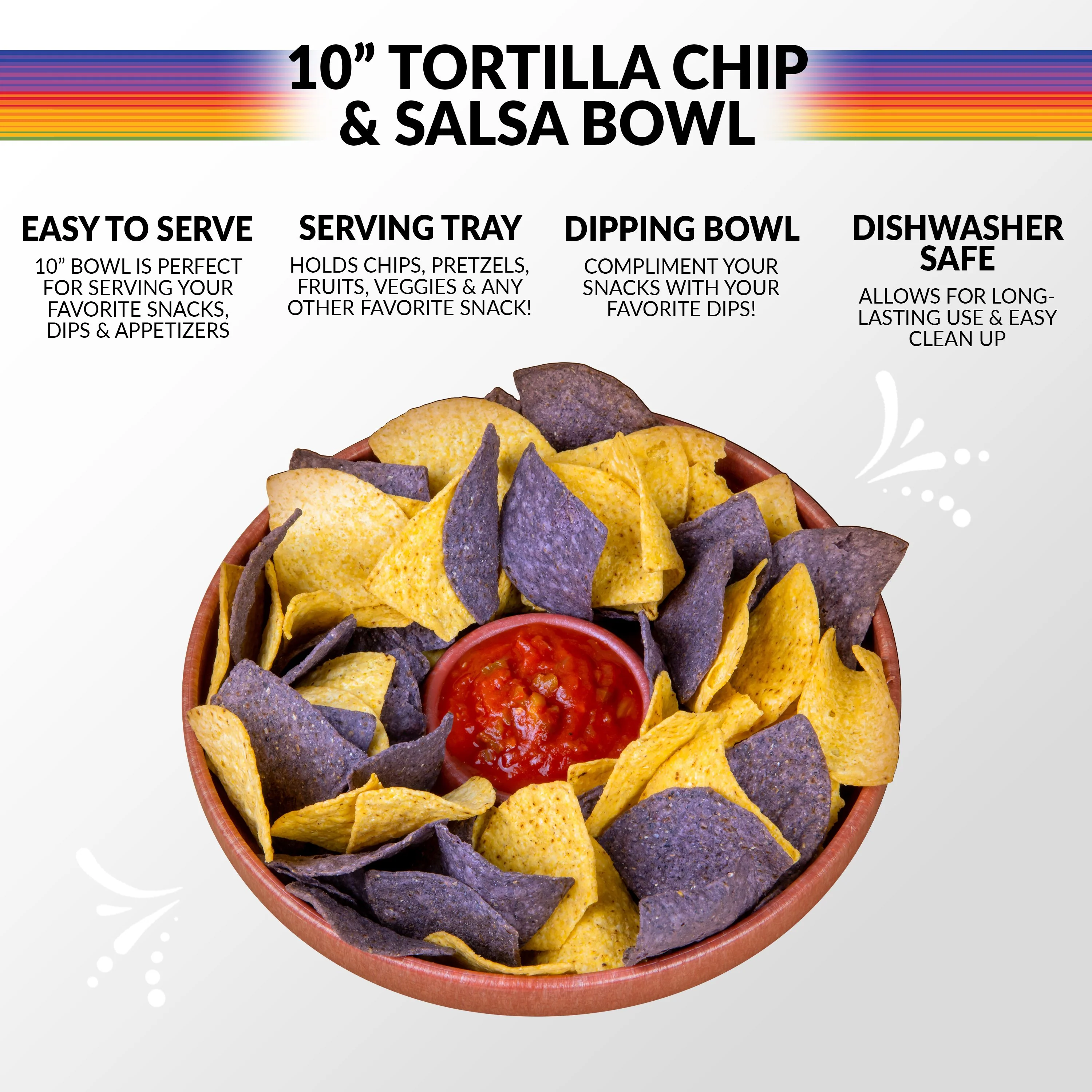 Taco Tuesday Tortilla Chip & Salsa Bowl - Inhomebuy