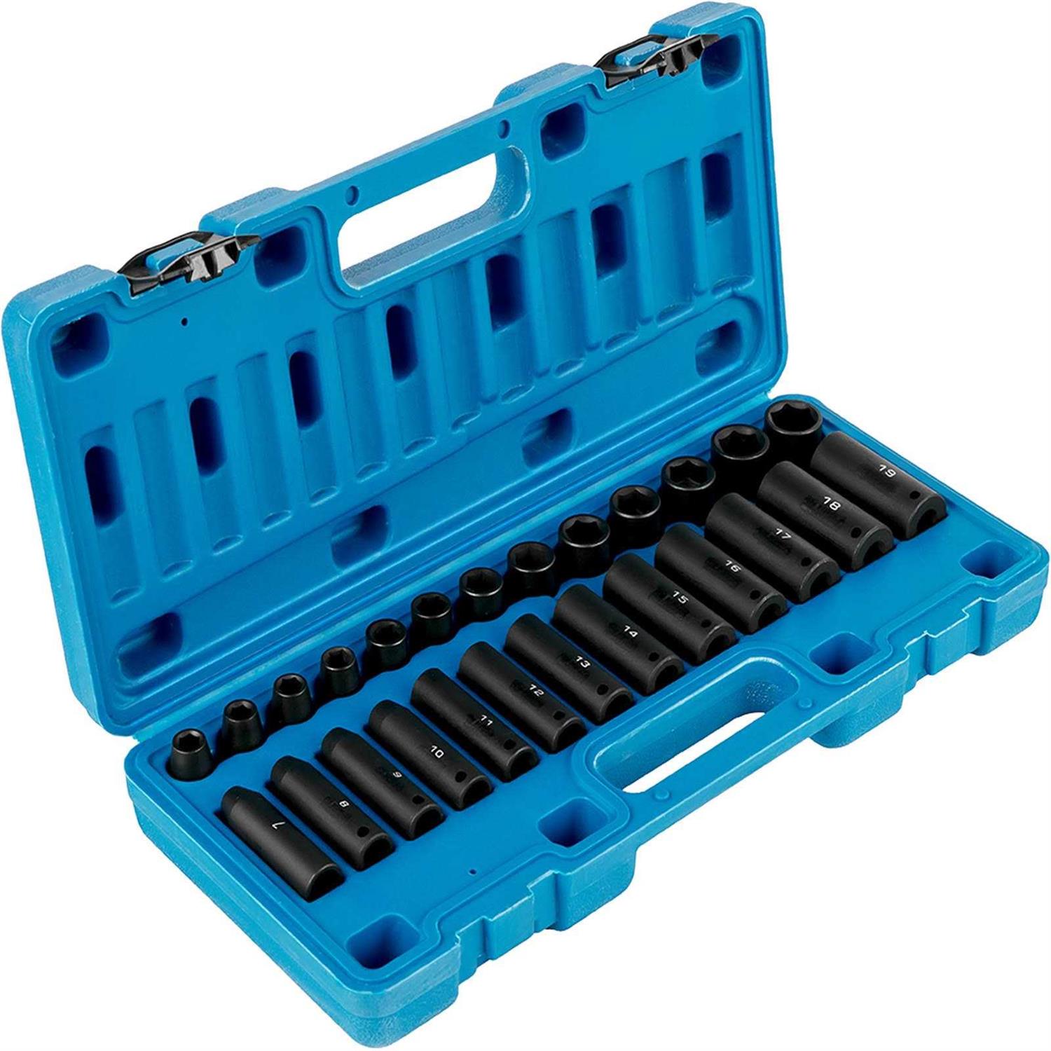 VEVOR Impact Socket Set 1/2 Inches 26 Piece Impact Sockets Socket - Inhomebuy