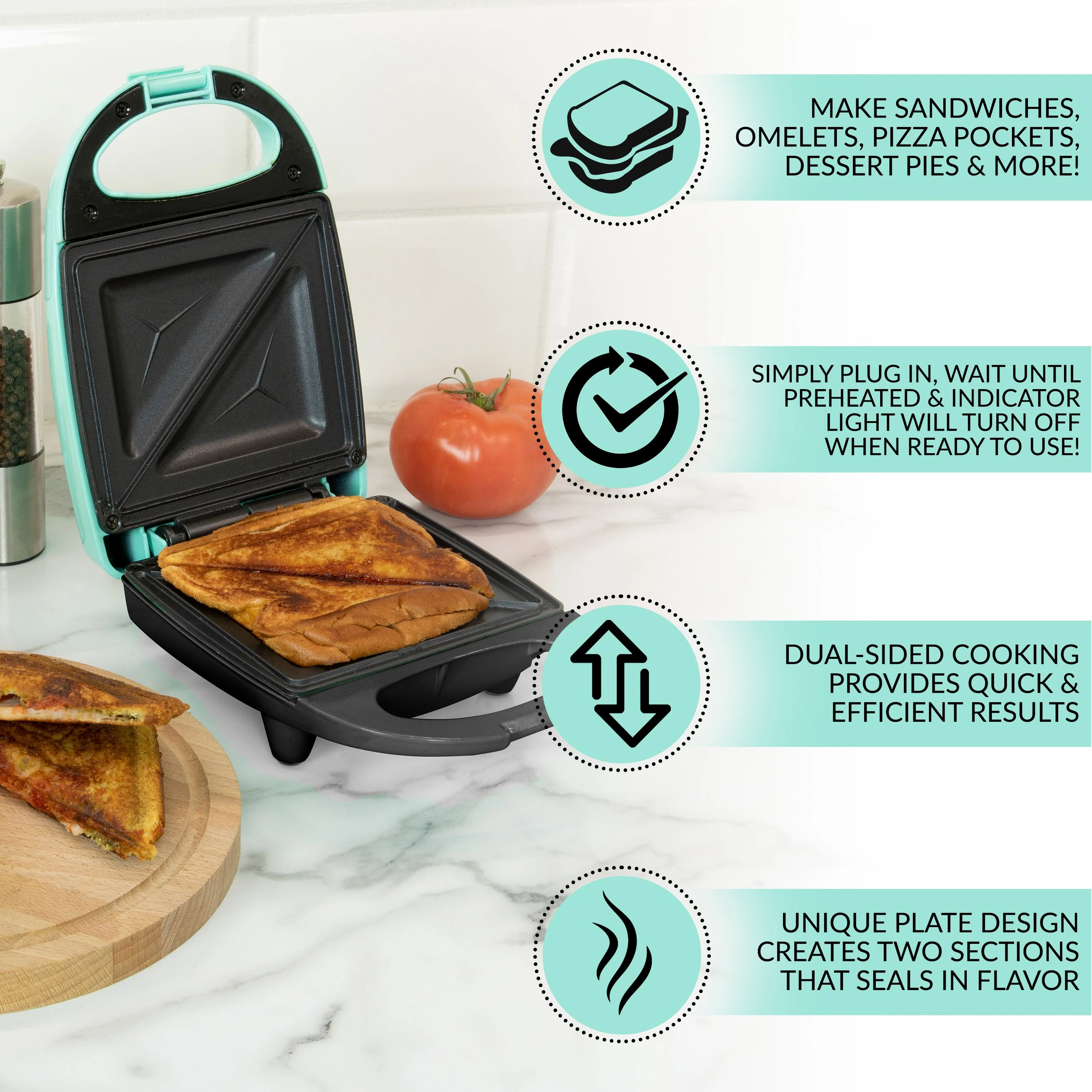 MyMini Personal Sandwich Maker - Inhomebuy