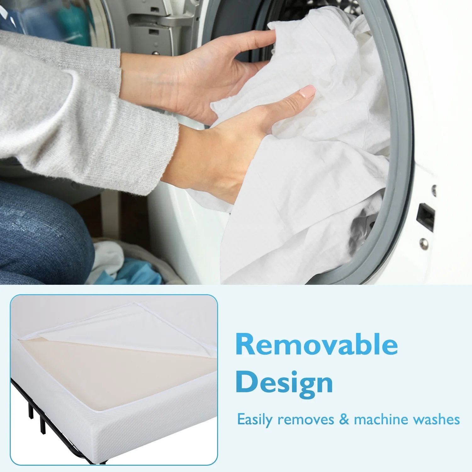 YRLLENSDAN 6 Inch Gel Memory Foam Mattress Medium Firm Mattresses Bed-in-a-Box, Twin - Inhomebuy