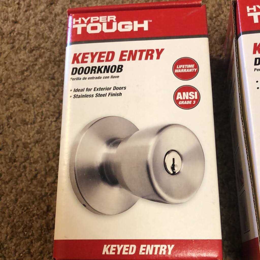 Hyper Tough Keyed Entry Single Cylinder Deadbolt - Inhomebuy