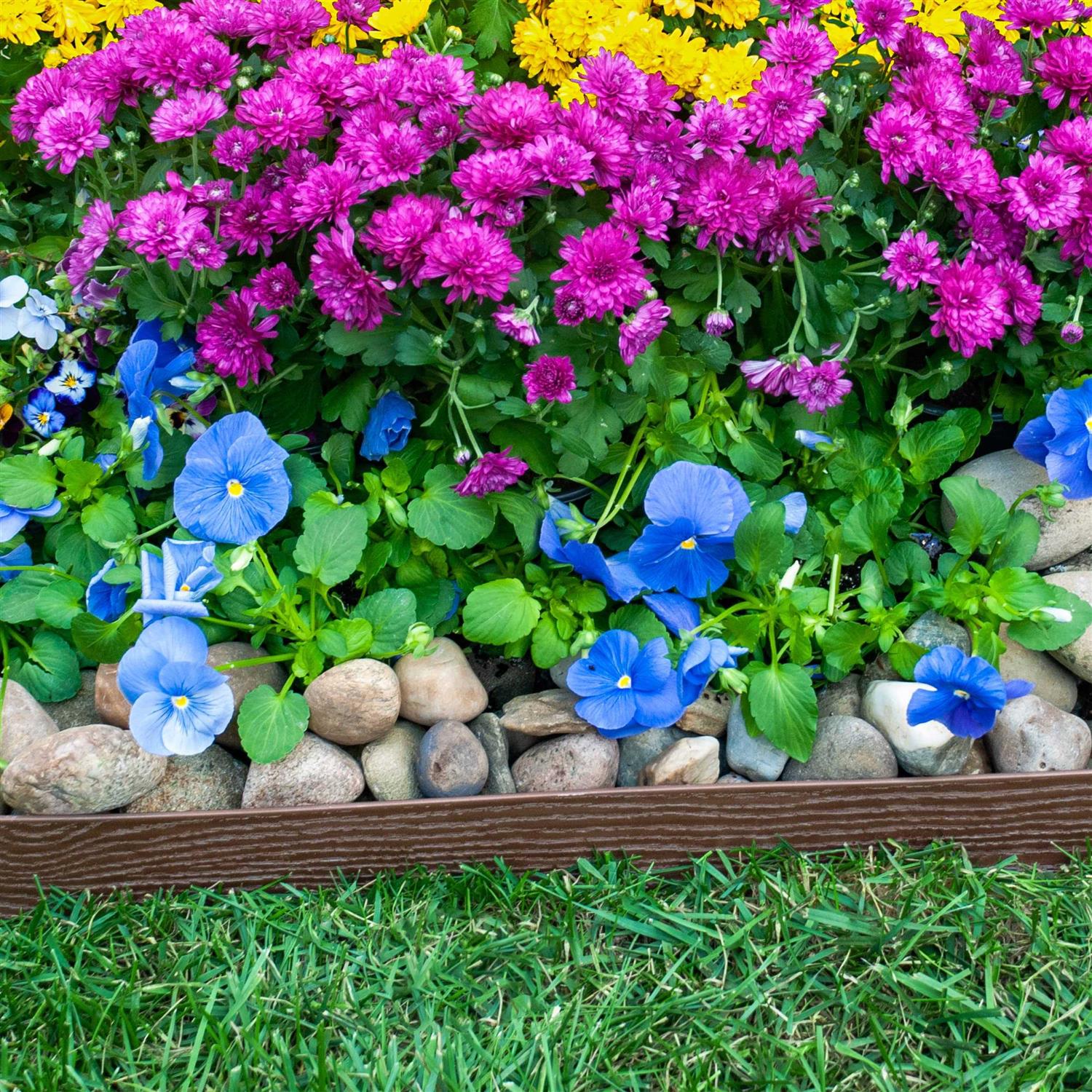 EasyFlex 2.5 Tall Wall No-Dig Landscape Edging Kit 3220E-100C - Inhomebuy