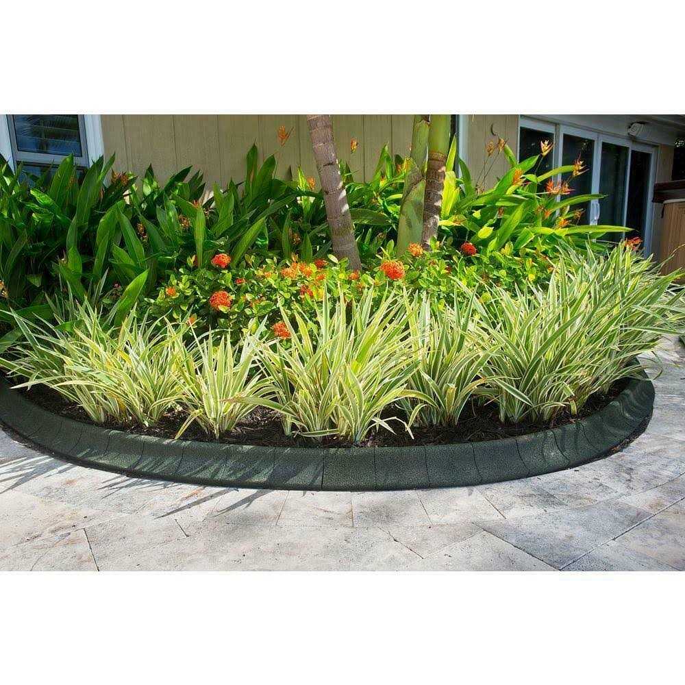 EcoBorder 4 ft Rubber Landscape Edging - Inhomebuy