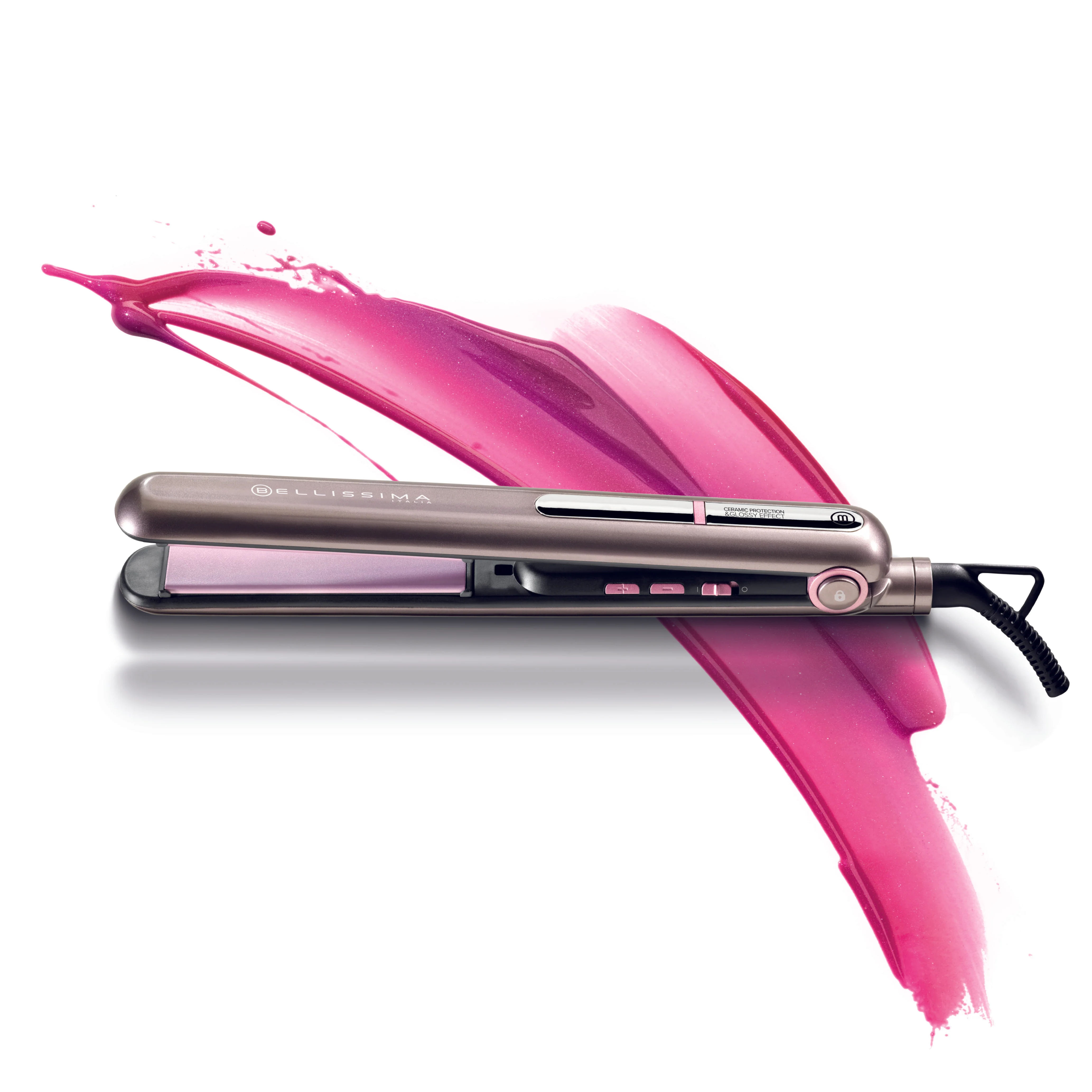 Hair Straightener , Ceramic & Glossy Effect , LED , 230°C - Inhomebuy