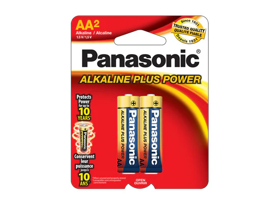 Panasonic Battery Alk. AA x 2 | AM3PA2B - Inhomebuy