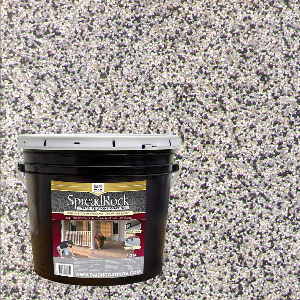 Daich SpreadRock Granite Stone Coating 3 Gal Interior/Exterior - Inhomebuy