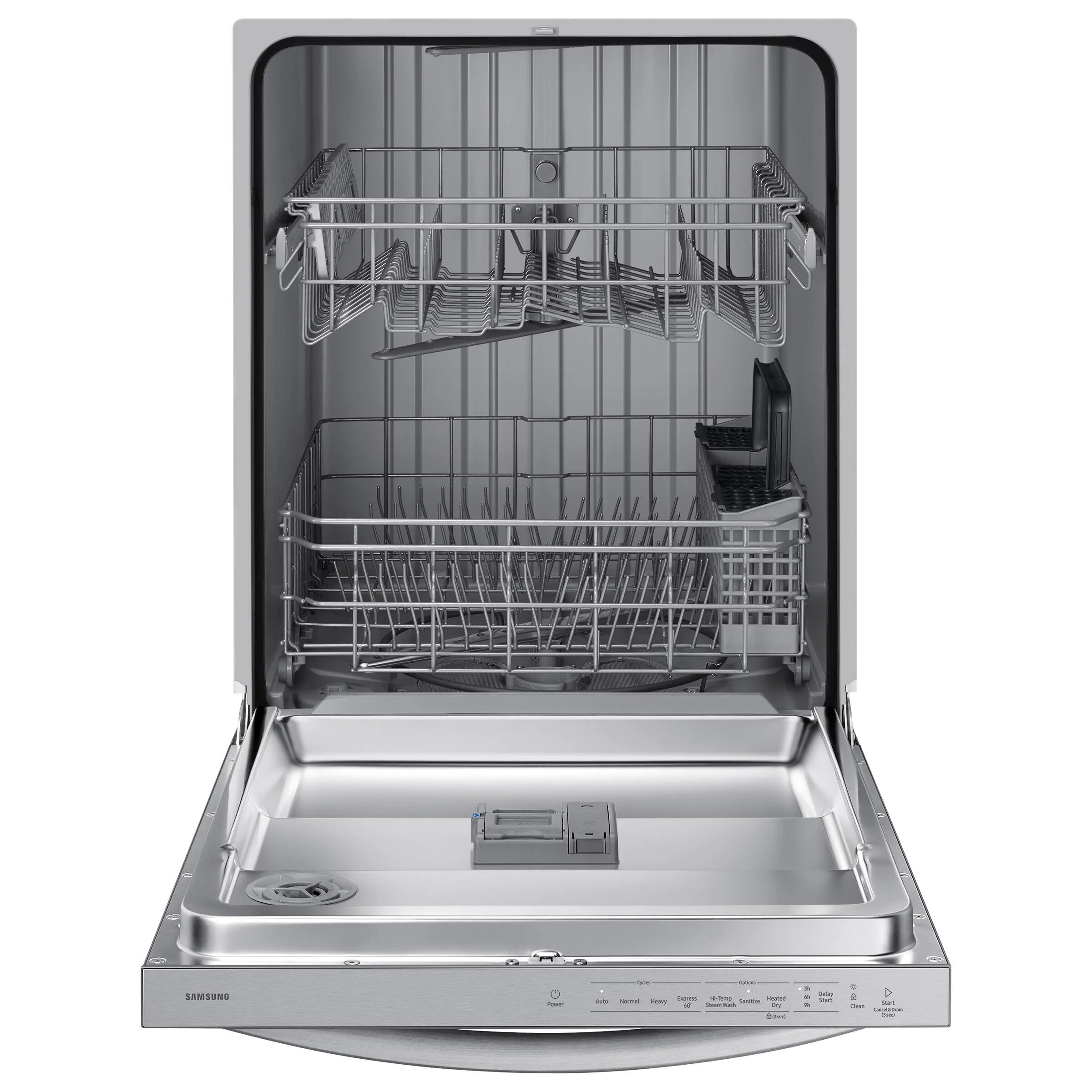 SAMSUNG 24 IN. STAINLESS STEEL DISHWASHER WITH ADJUSTABLE RACK - DW80CG4021SRAA - Inhomebuy