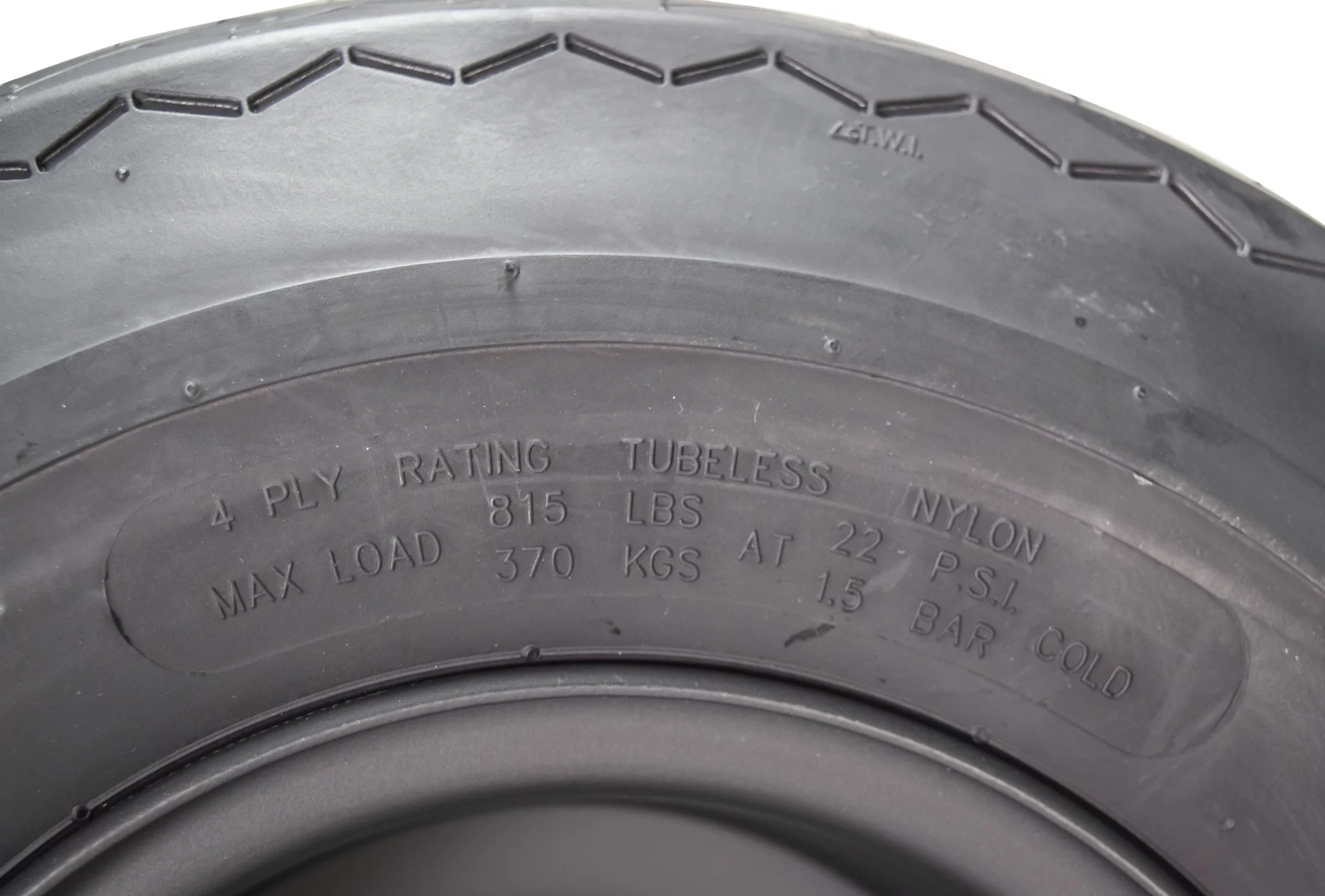 MASSFX 18x8.5-8 Golf Cart, Turf, Lawn & Garden Tire 4 Ply & 4/4 Matt Black Wheel Assembled Kit 18x8.5x8 - Inhomebuy